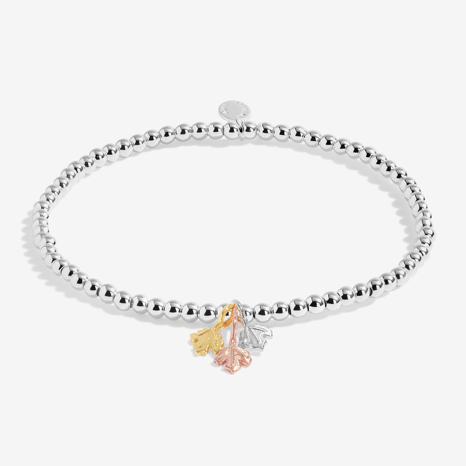 A Little 'Hello Autumn' Silver, Gold & Rose Gold Plated Bracelet