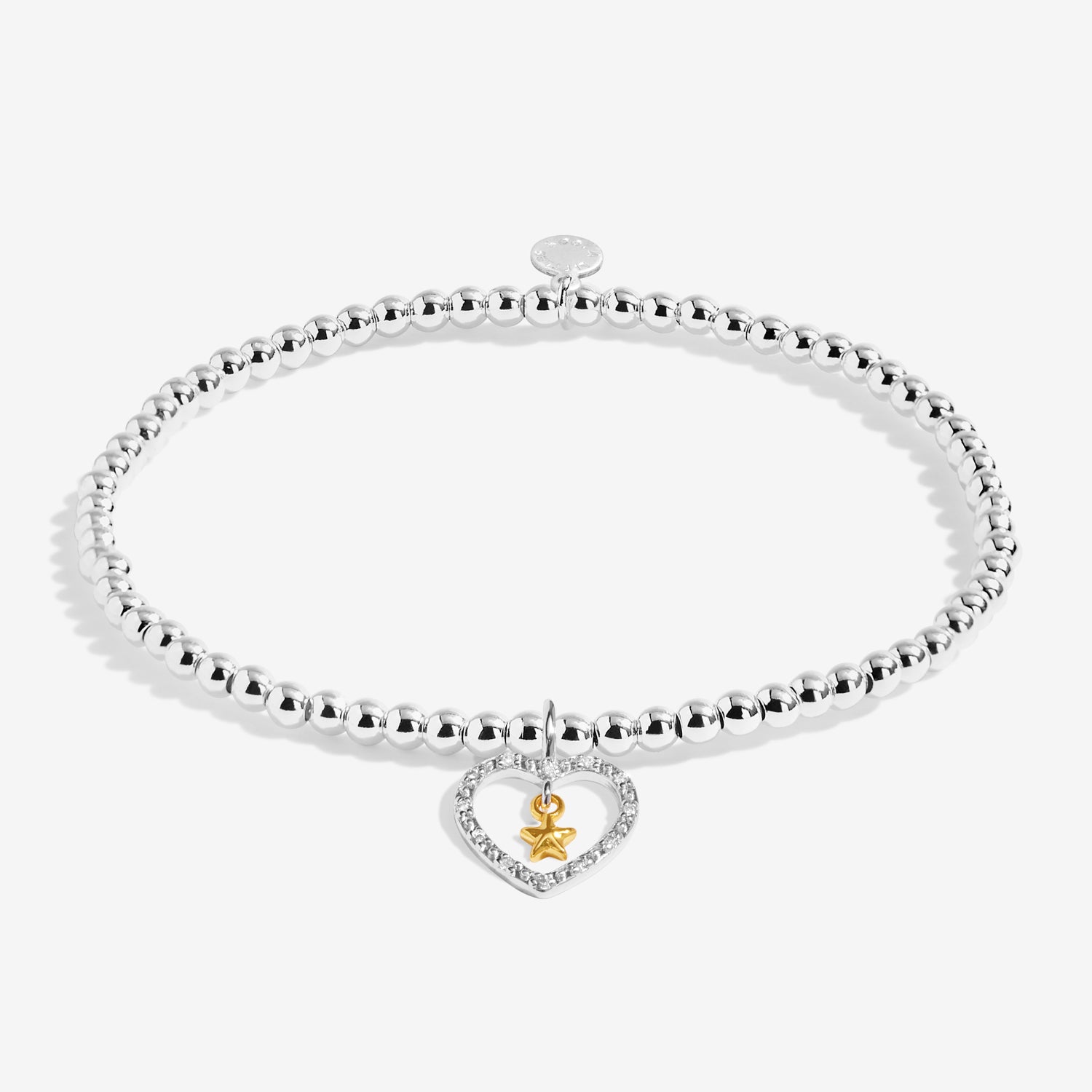 A Little 'Best News Ever!' Silver & Gold Plated Bracelet