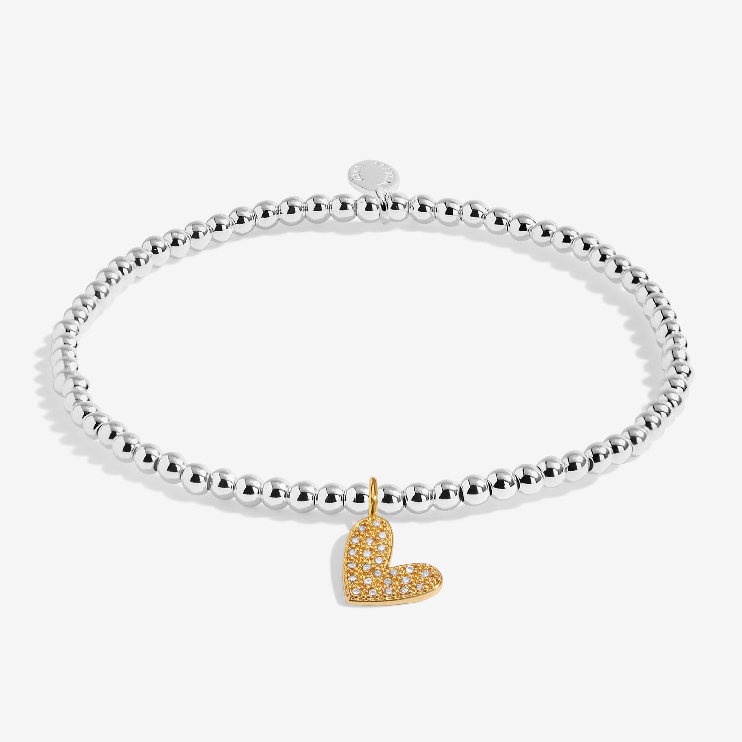 A Little 'Love You To Bits' Silver & Gold Plated Bracelet