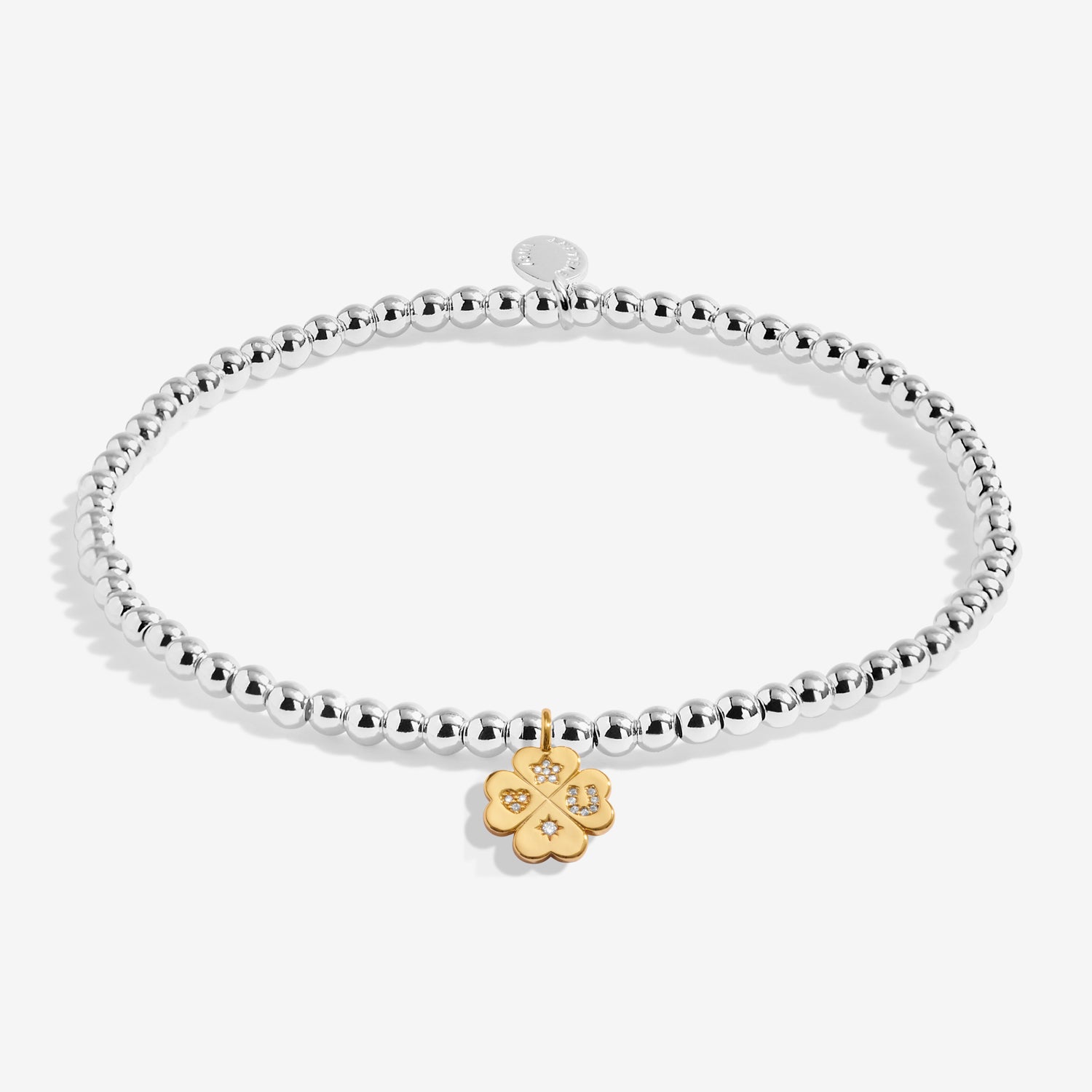 A Little 'Lucky Charm' Silver & Gold Plated Bracelet