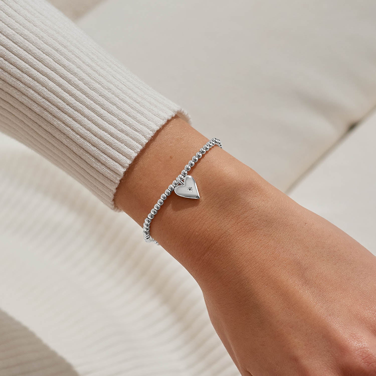 A Little 'Love You Daughter' Silver Plated Bracelet