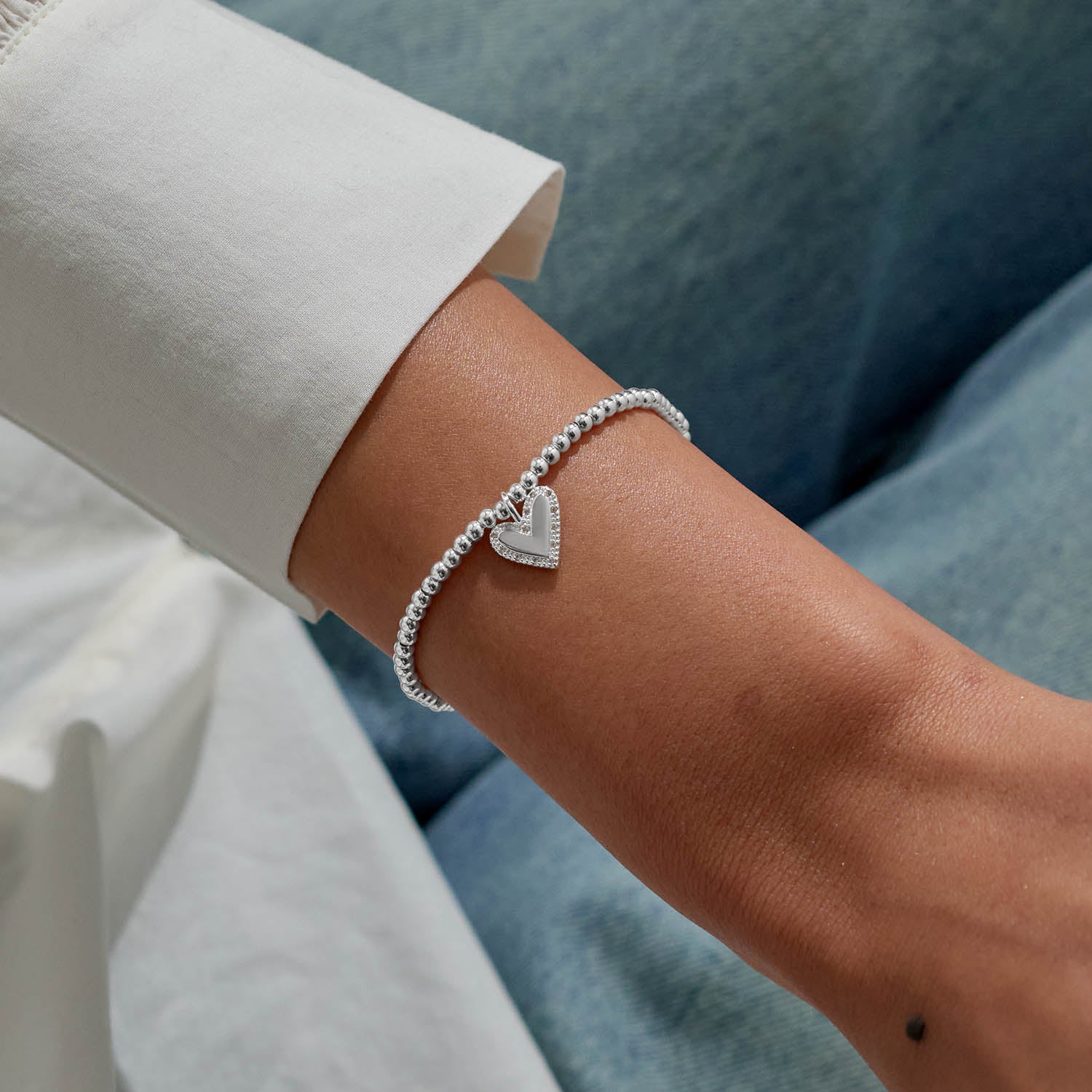 A Little 'Here'S To Your Next Chapter' Silver Plated Bracelet