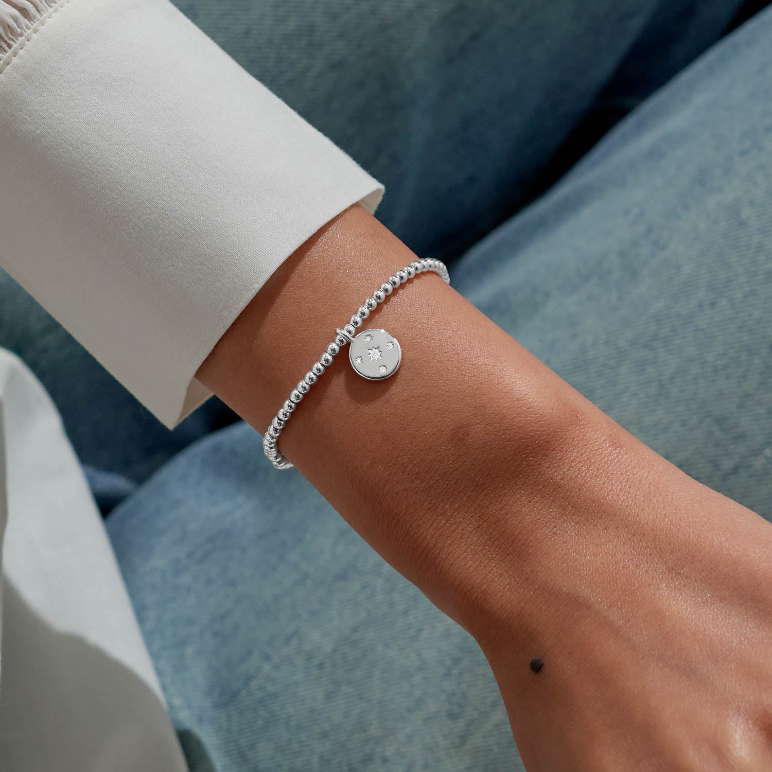 A Little 'Wonderful Things Are Coming Your Way' Silver Plated Bracelet