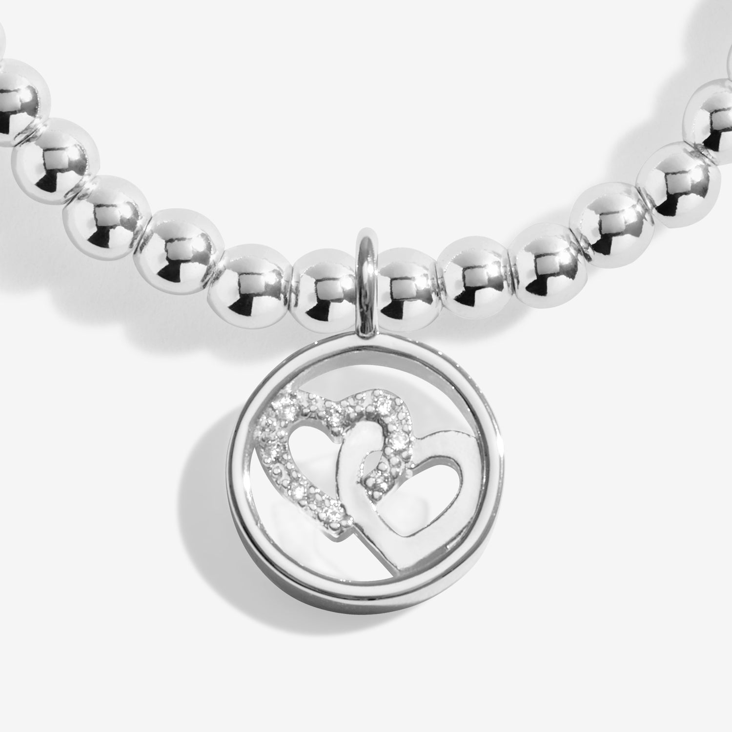 A Little 'Love And Friendship' Silver Plated Bracelet