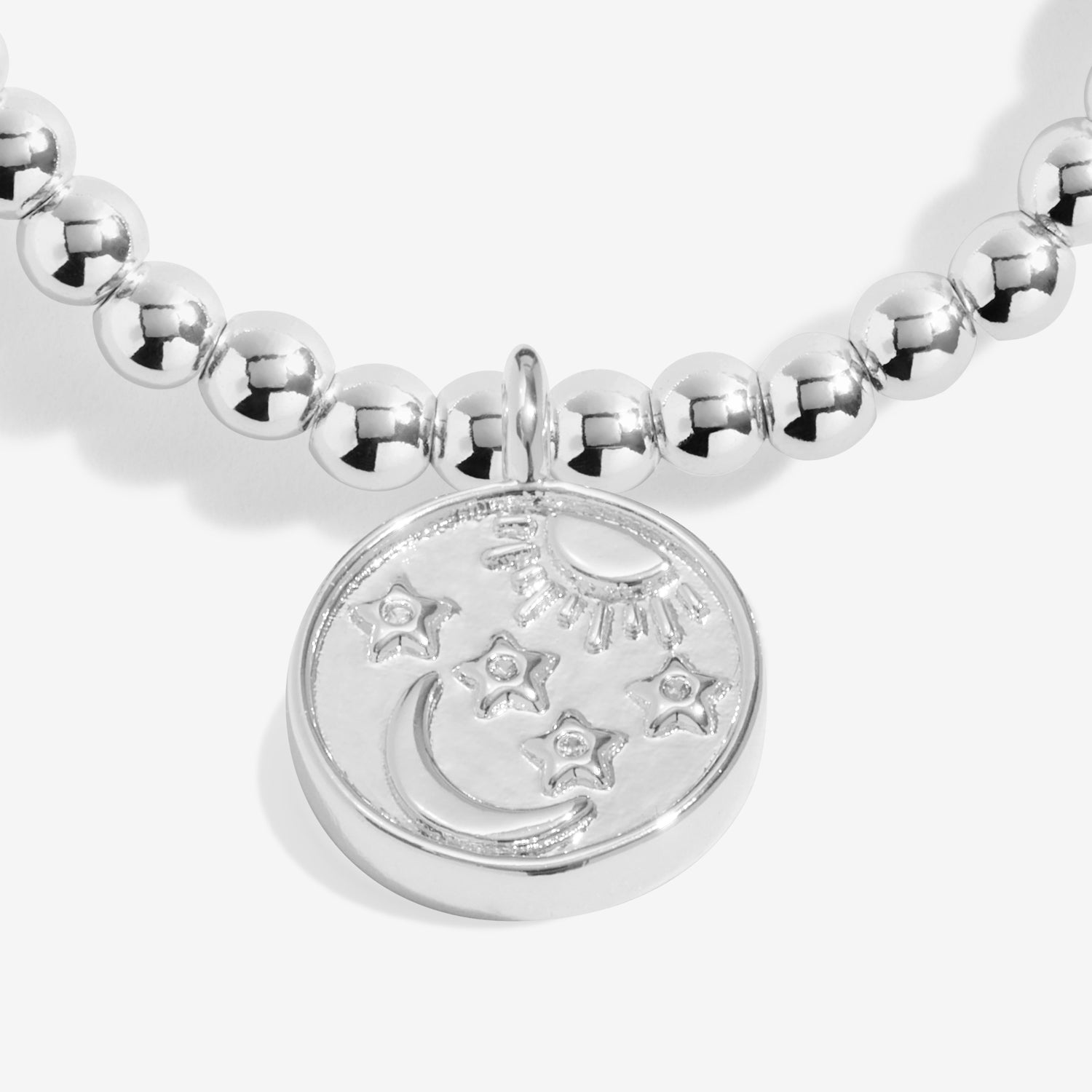 A Little 'You Are My Sun, My Moon, And All My Stars' Silver Plated Bracelet