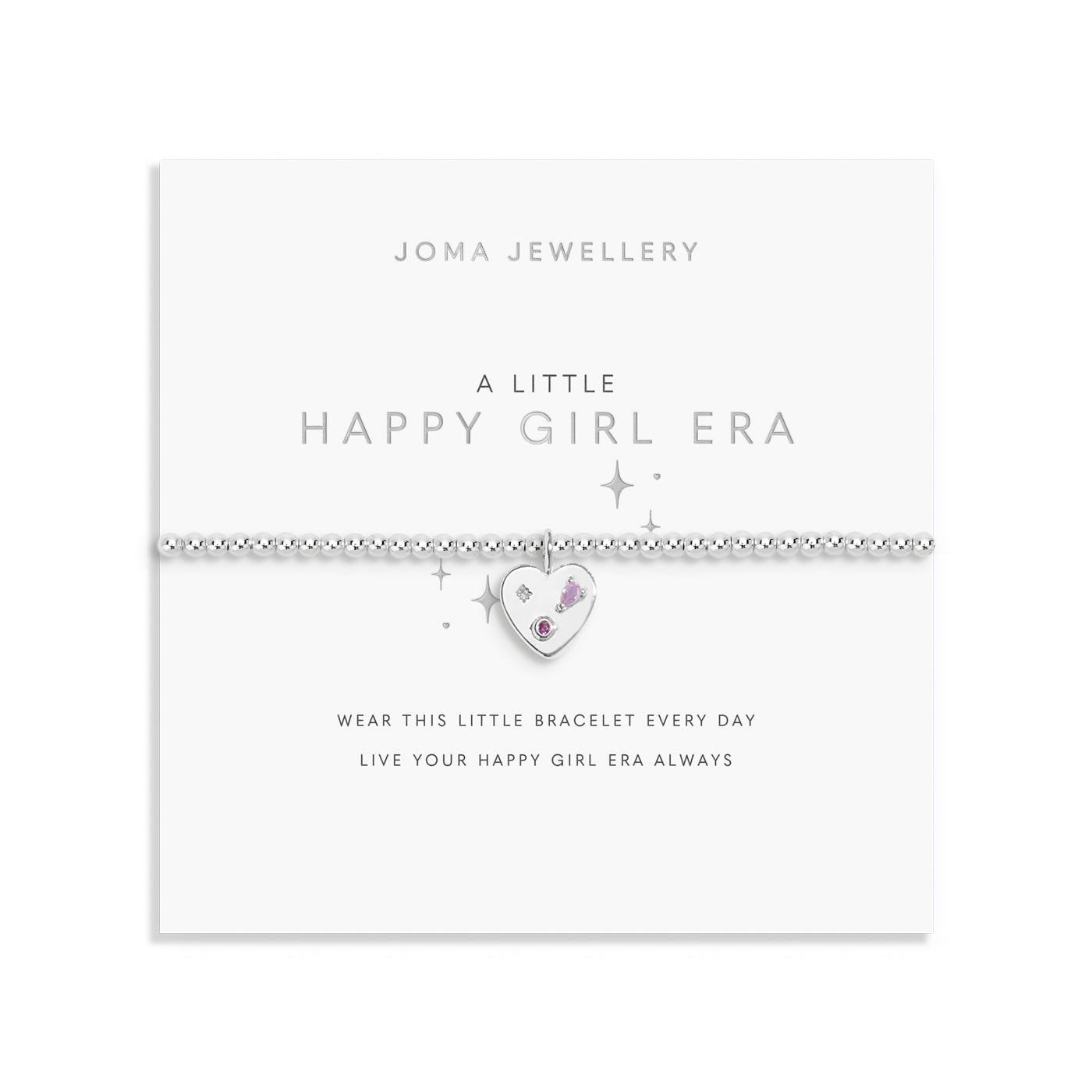 A Little 'Happy Girl Era' Silver Plated Bracelet