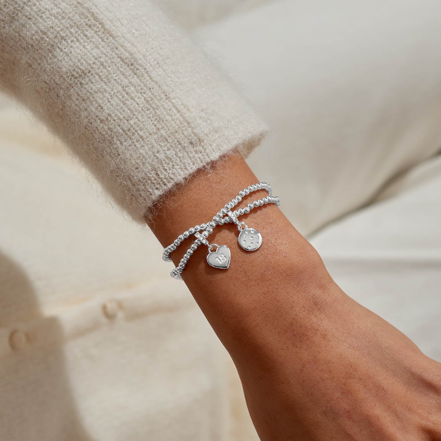 Infinity Bracelets '18Th Birthday' Silver Plated Linked Bracelets