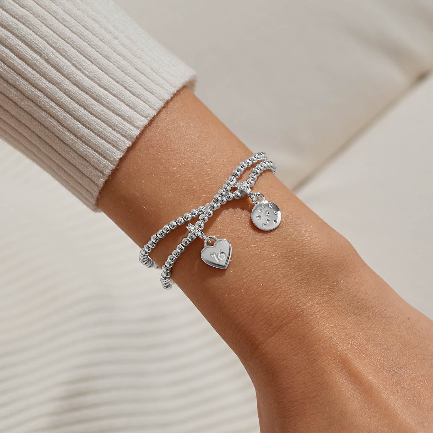 Infinity Bracelets '16Th Birthday' Silver Plated Linked Bracelets