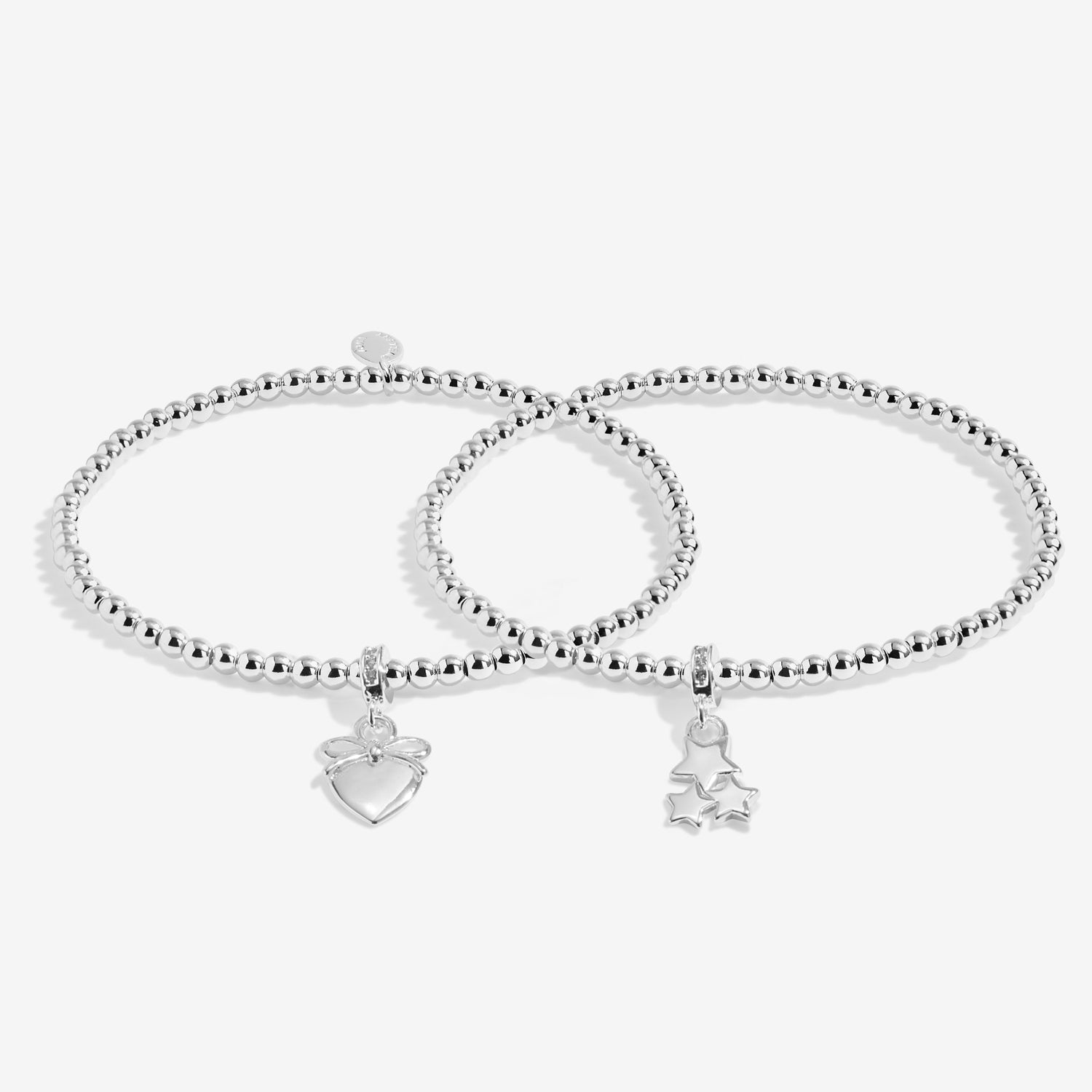 Infinity Bracelets 'Merry Christmas' Silver Plated Linked Bracelets