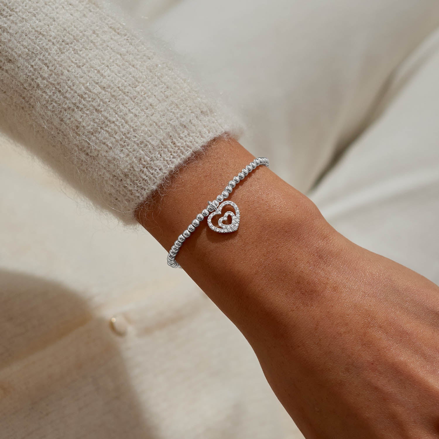 Confetti A Little 'Darling Daughter' Silver Plated Bracelet