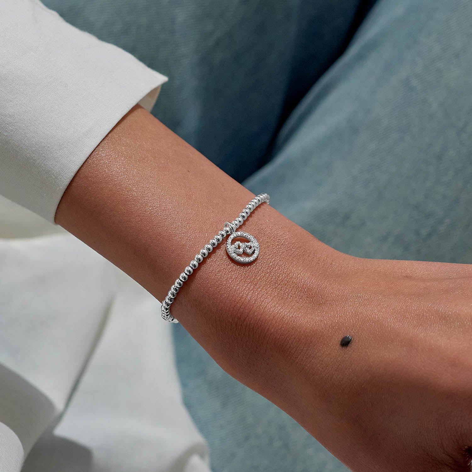 Confetti A Little 'Lovely Sister' Silver Plated Bracelet