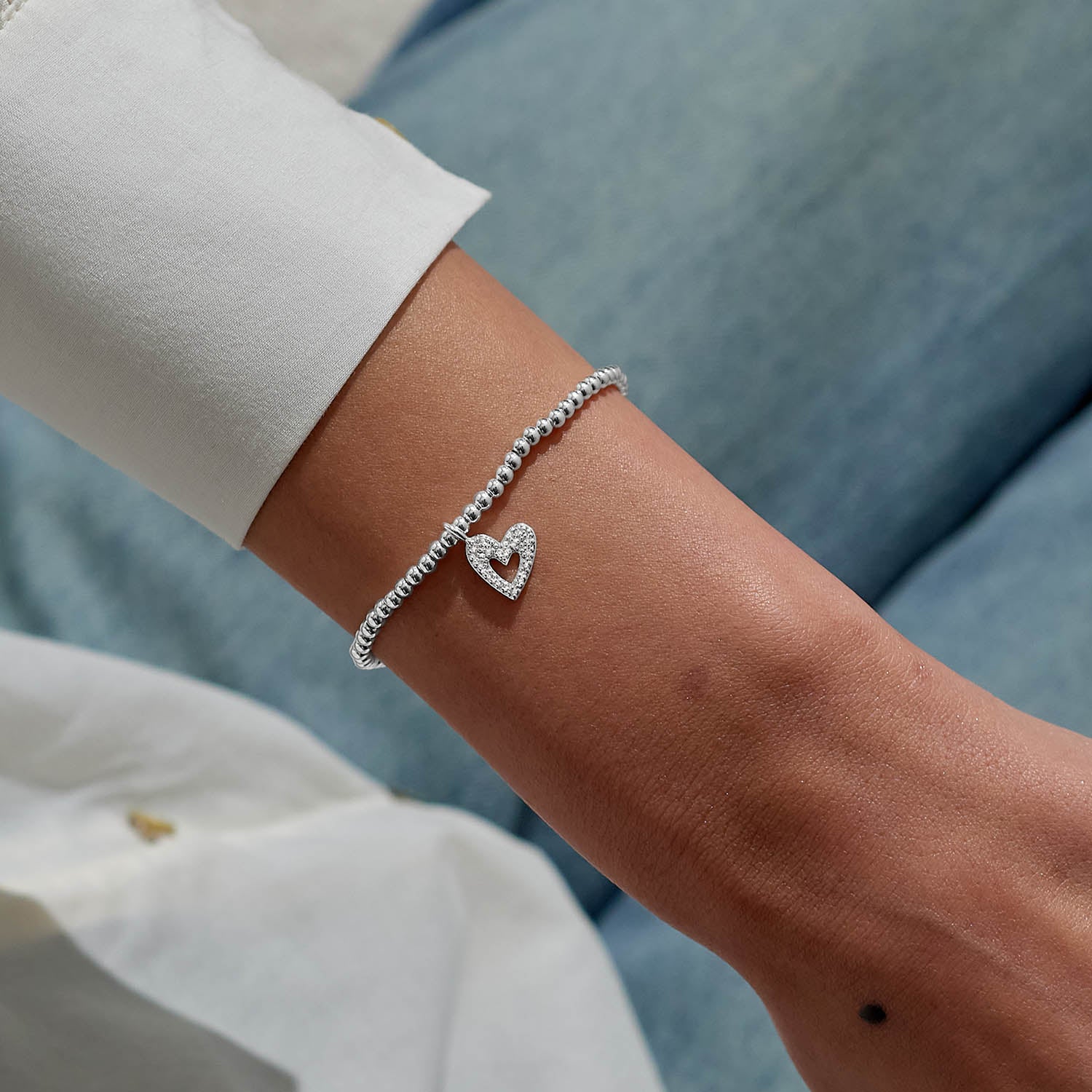 Confetti A Little 'With Love' Silver Plated Bracelet