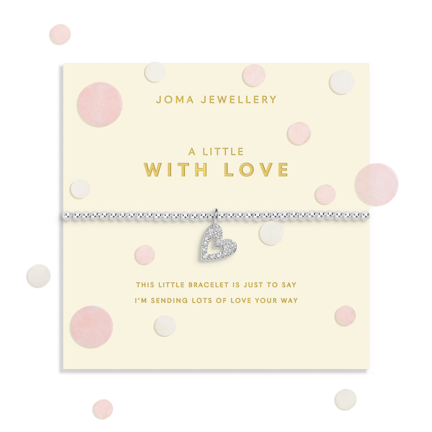 Confetti A Little 'With Love' Silver Plated Bracelet