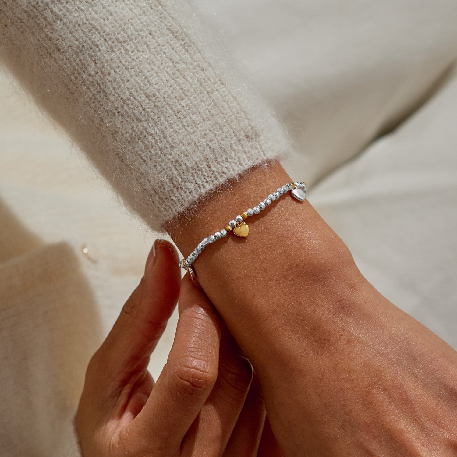 Sparkle Confetti A Little 'Fabulous Friend' Silver & Gold Plated Bracelet