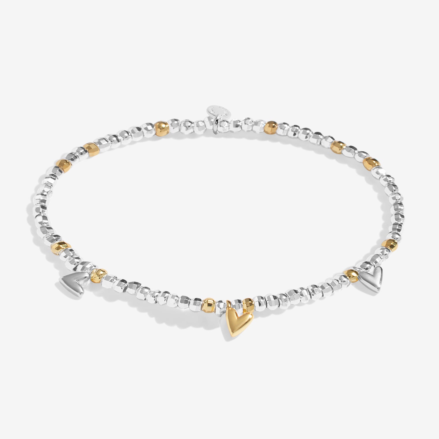 Sparkle Confetti A Little 'Love And Wishes' Silver & Gold Plated Bracelet