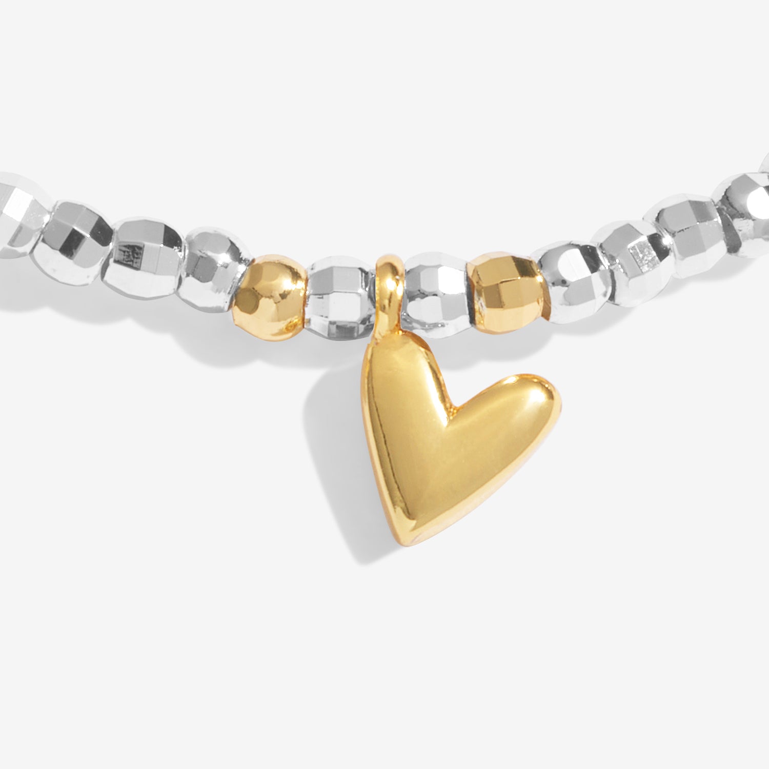 Sparkle Confetti A Little 'Love And Wishes' Silver & Gold Plated Bracelet