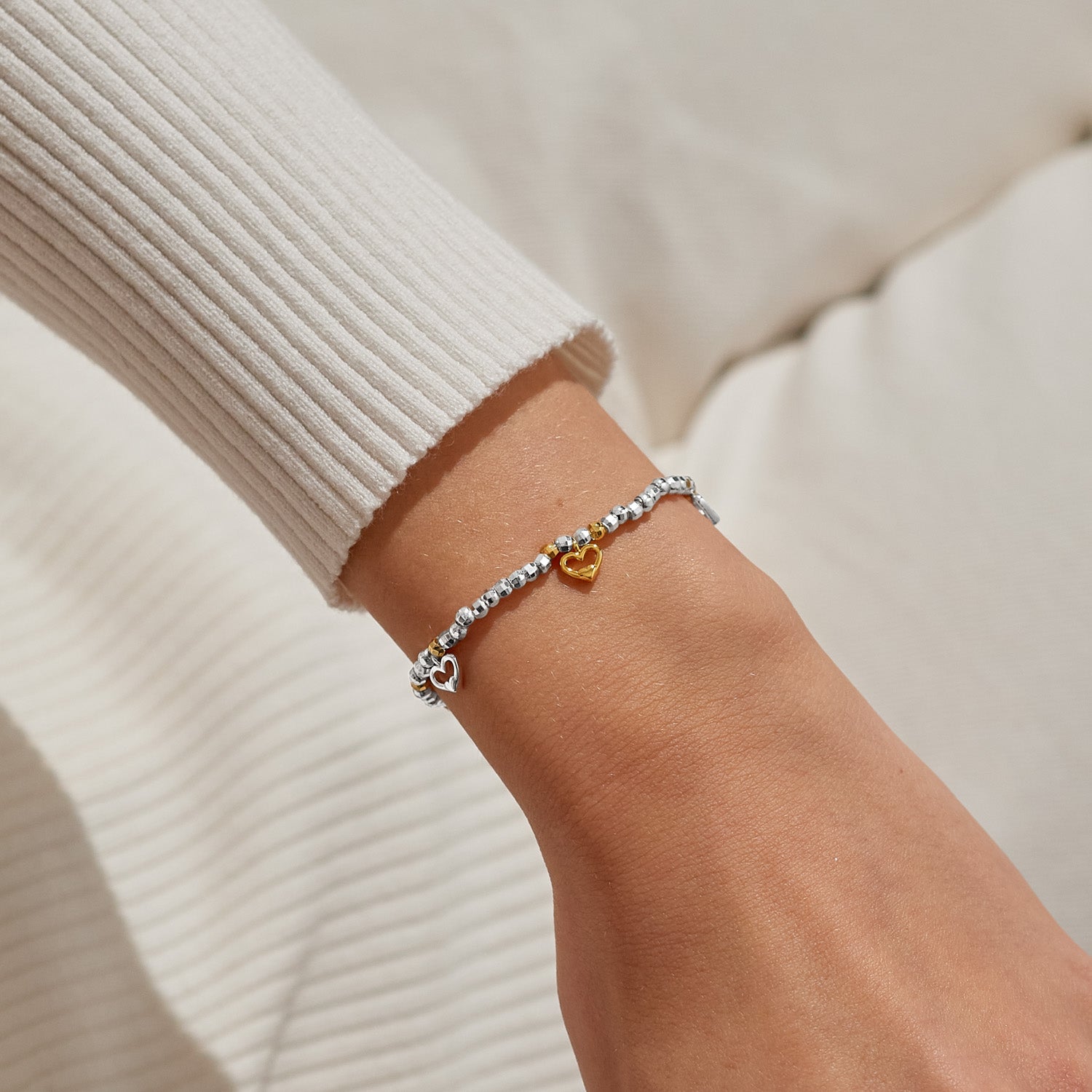 Sparkle Confetti A Little 'Wonderful Mum' Silver & Gold Plated Bracelet