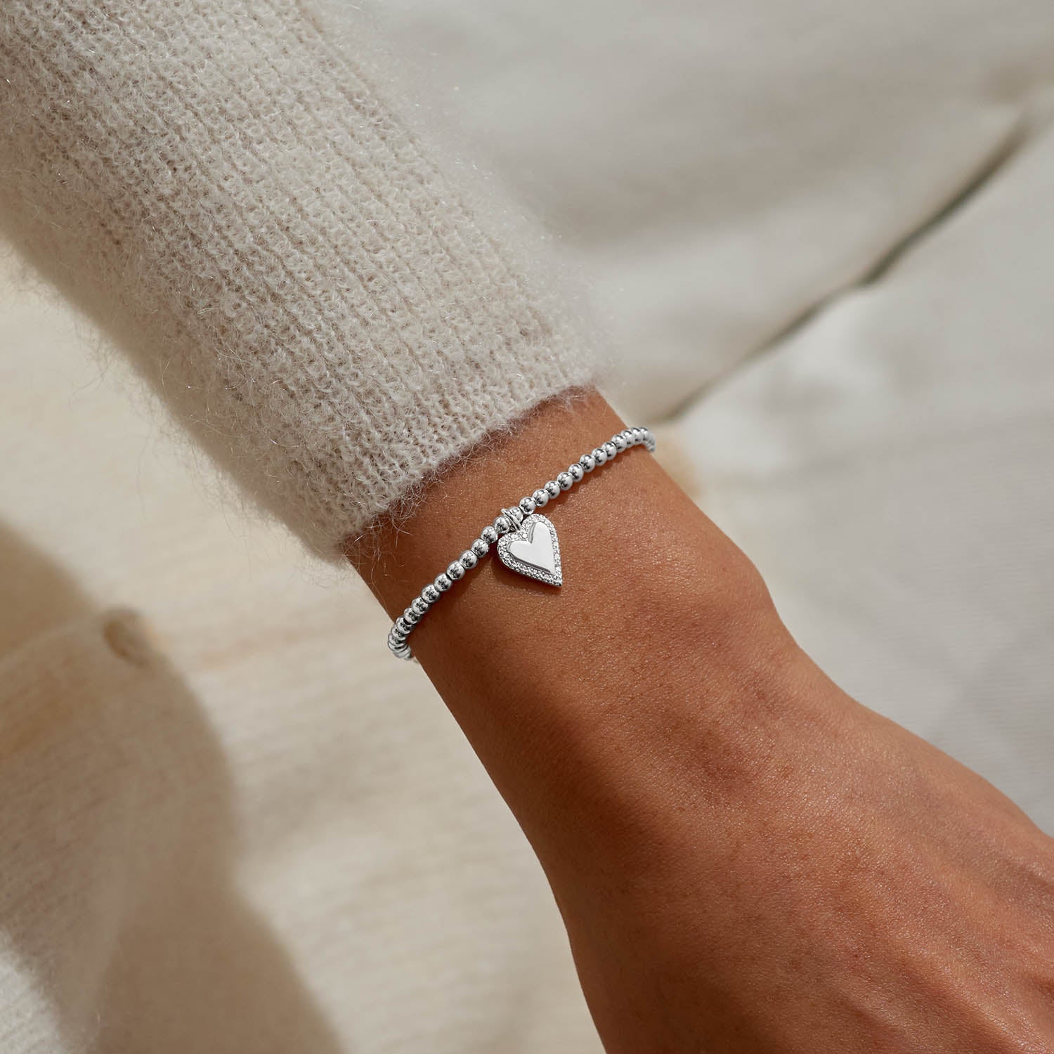 Christmas A Little 'With Love' Silver Plated Bracelet