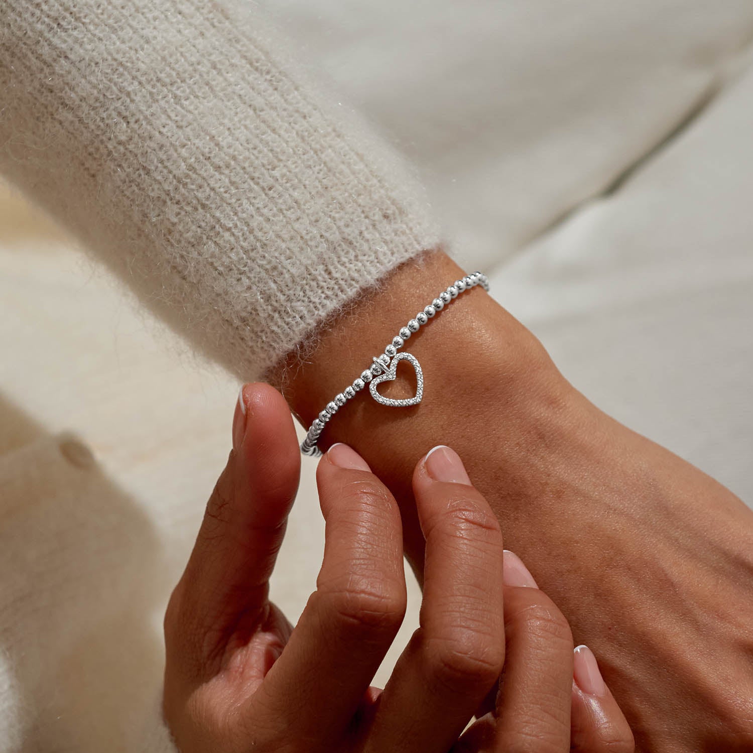 Christmas A Little 'Merry Christmas' Silver Plated Bracelet