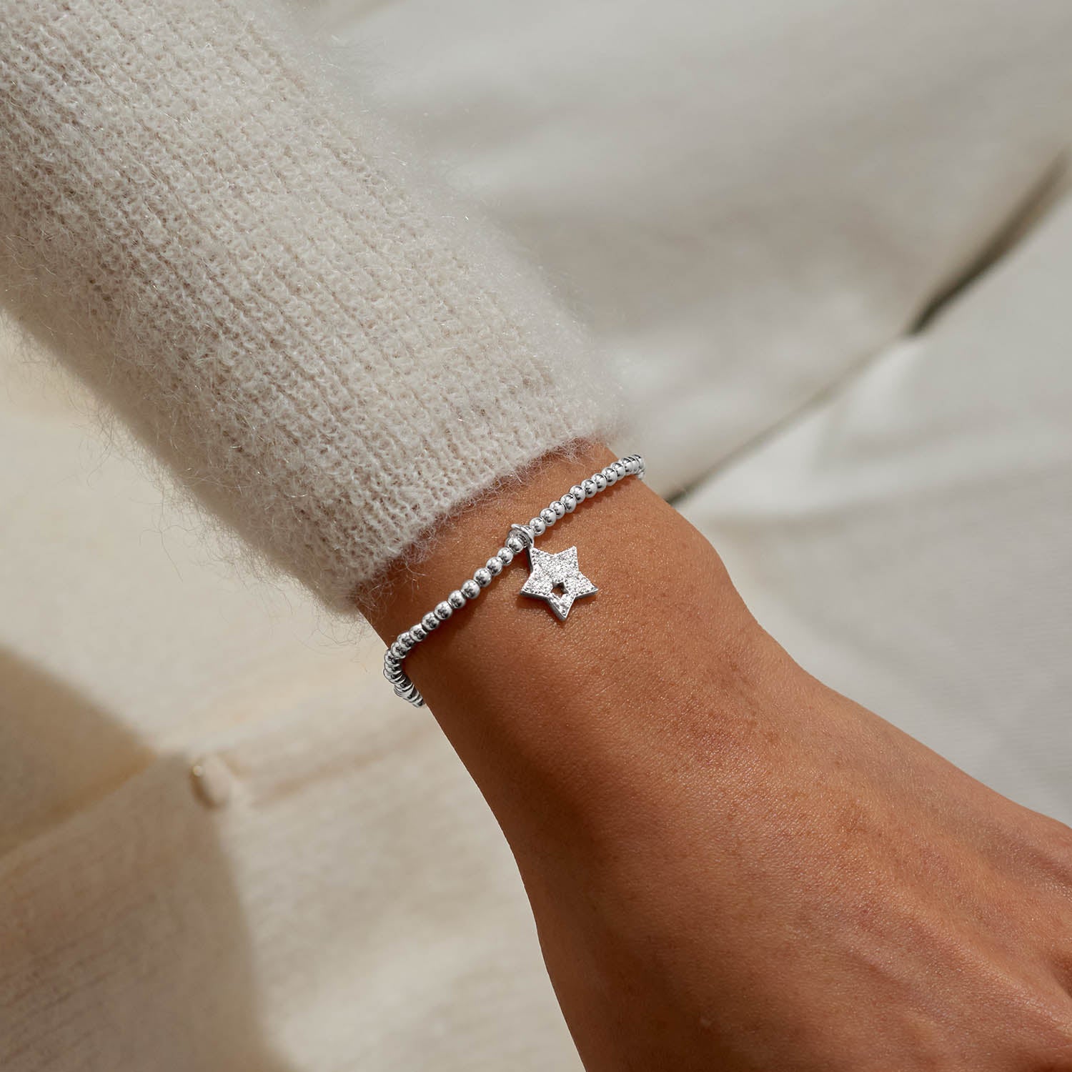 Christmas A Little 'Christmas Wishes' Silver Plated Bracelet