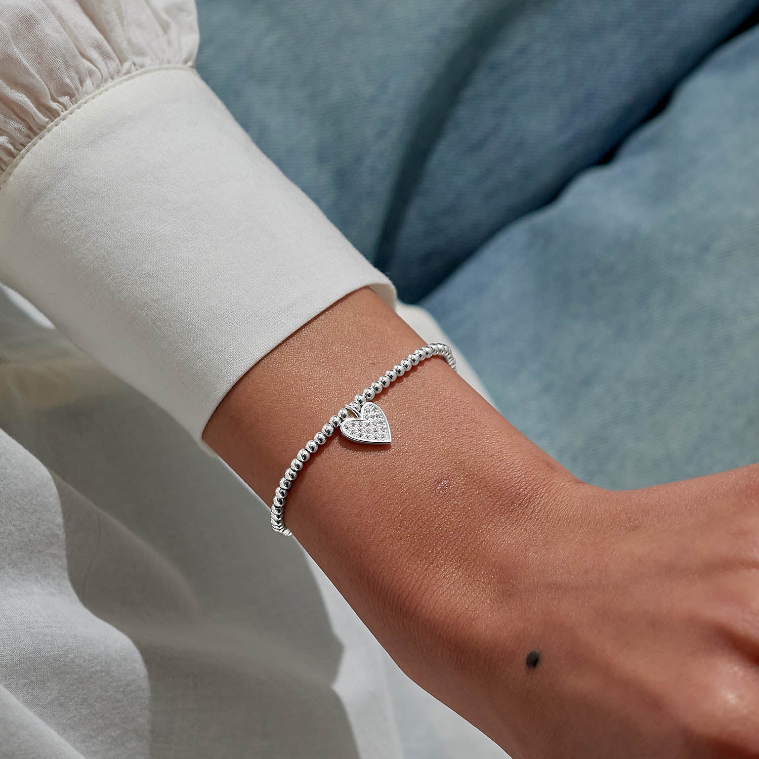 Christmas A Little 'Season To Sparkle' Silver Plated Bracelet