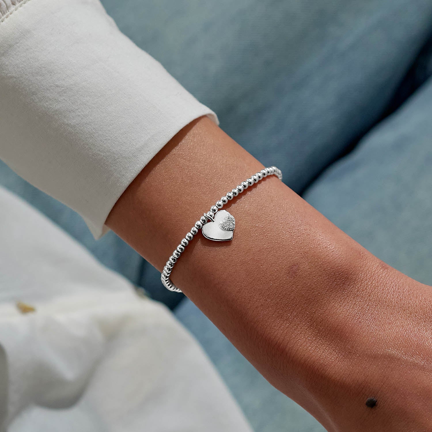 Christmas A Little 'Merry Christmas Wonderful Mum' Silver Plated Bracelet