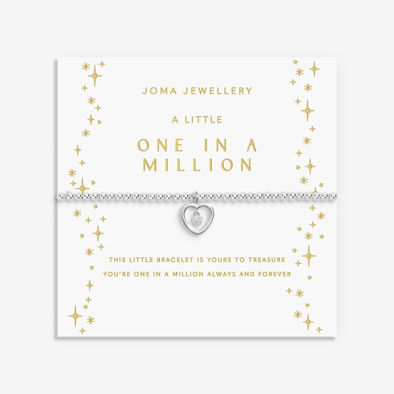 Christmas A Little 'One In A Million' Silver Plated Bracelet