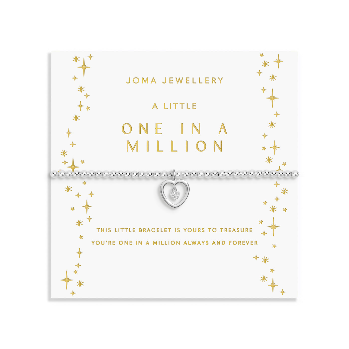 Christmas A Little 'One In A Million' Silver Plated Bracelet