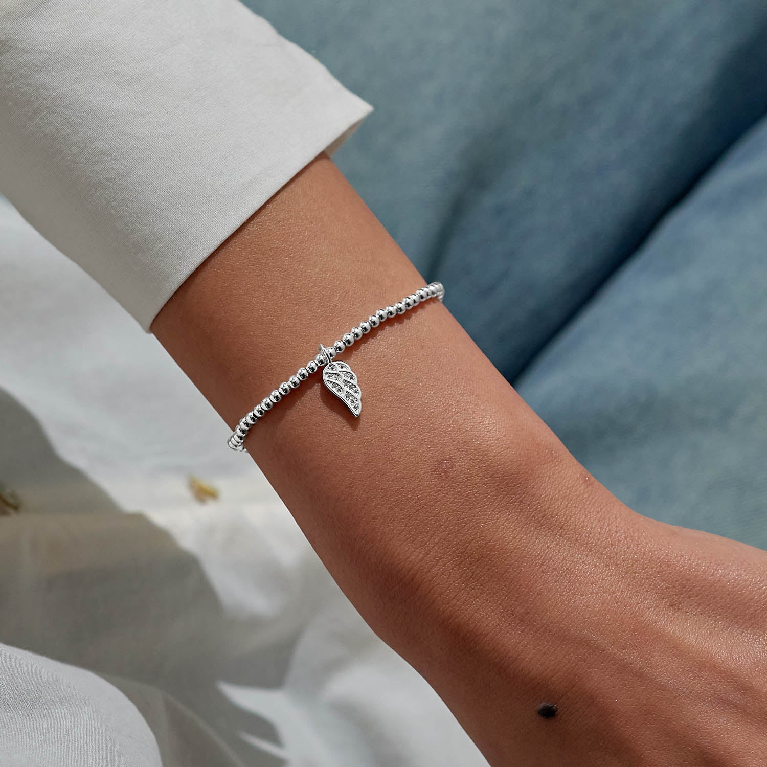 Christmas A Little 'Christmas Angel' Silver Plated Bracelet