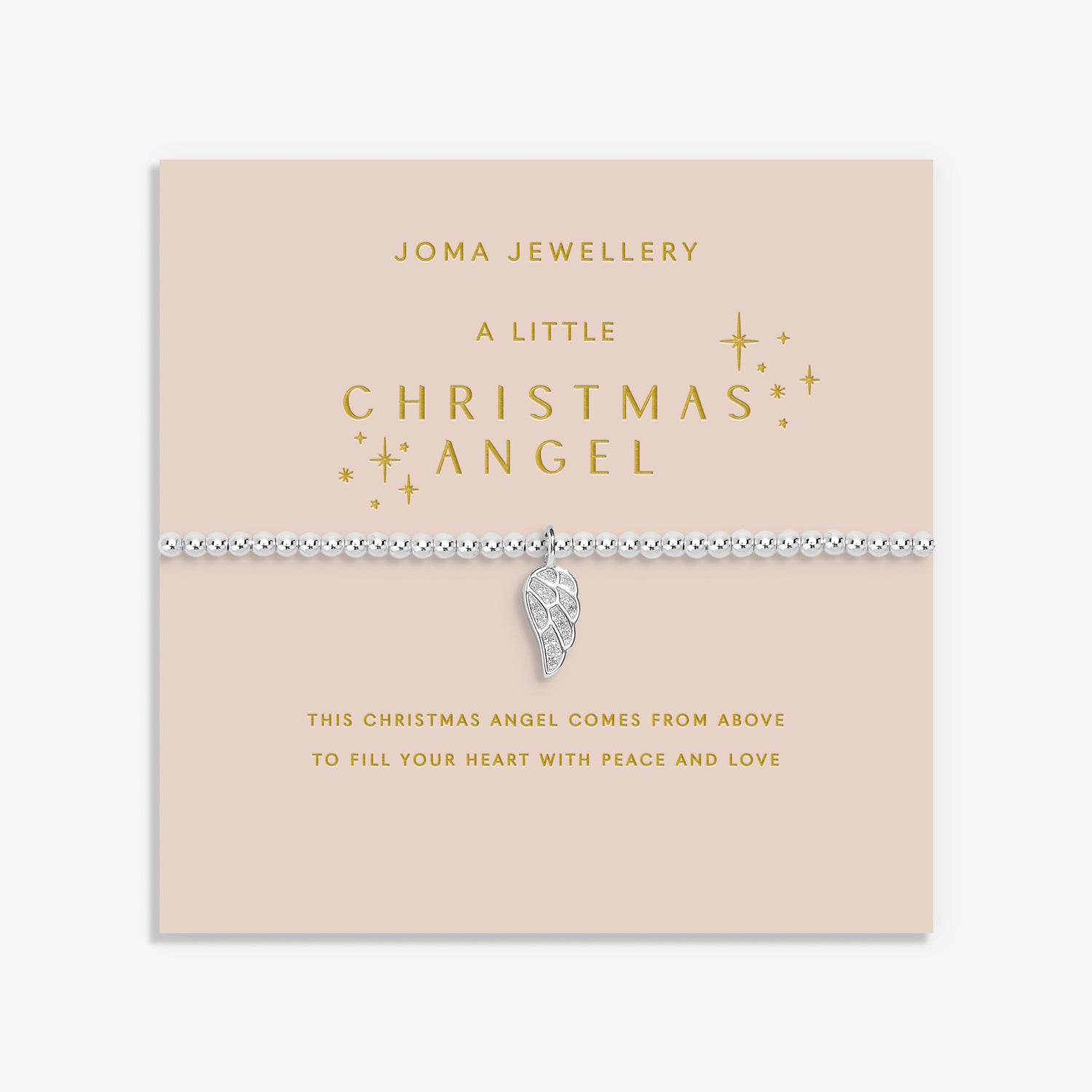 Christmas A Little 'Christmas Angel' Silver Plated Bracelet