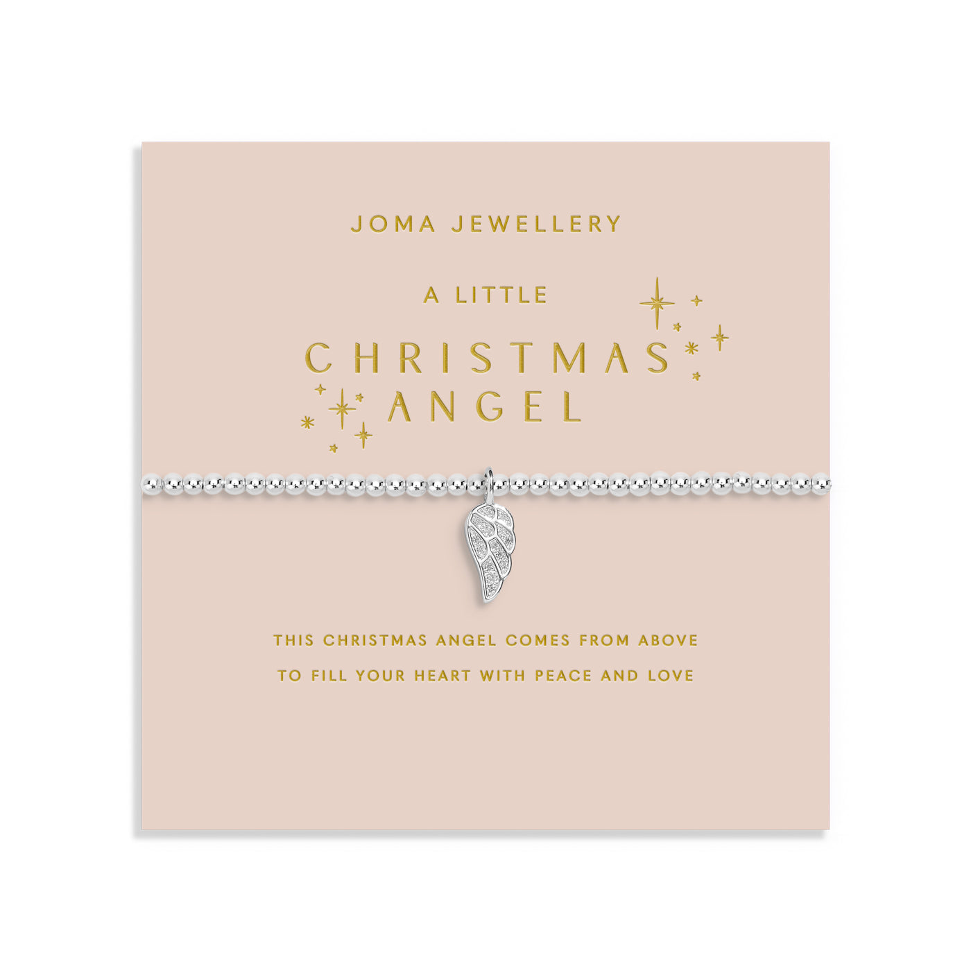 Christmas A Little 'Christmas Angel' Silver Plated Bracelet