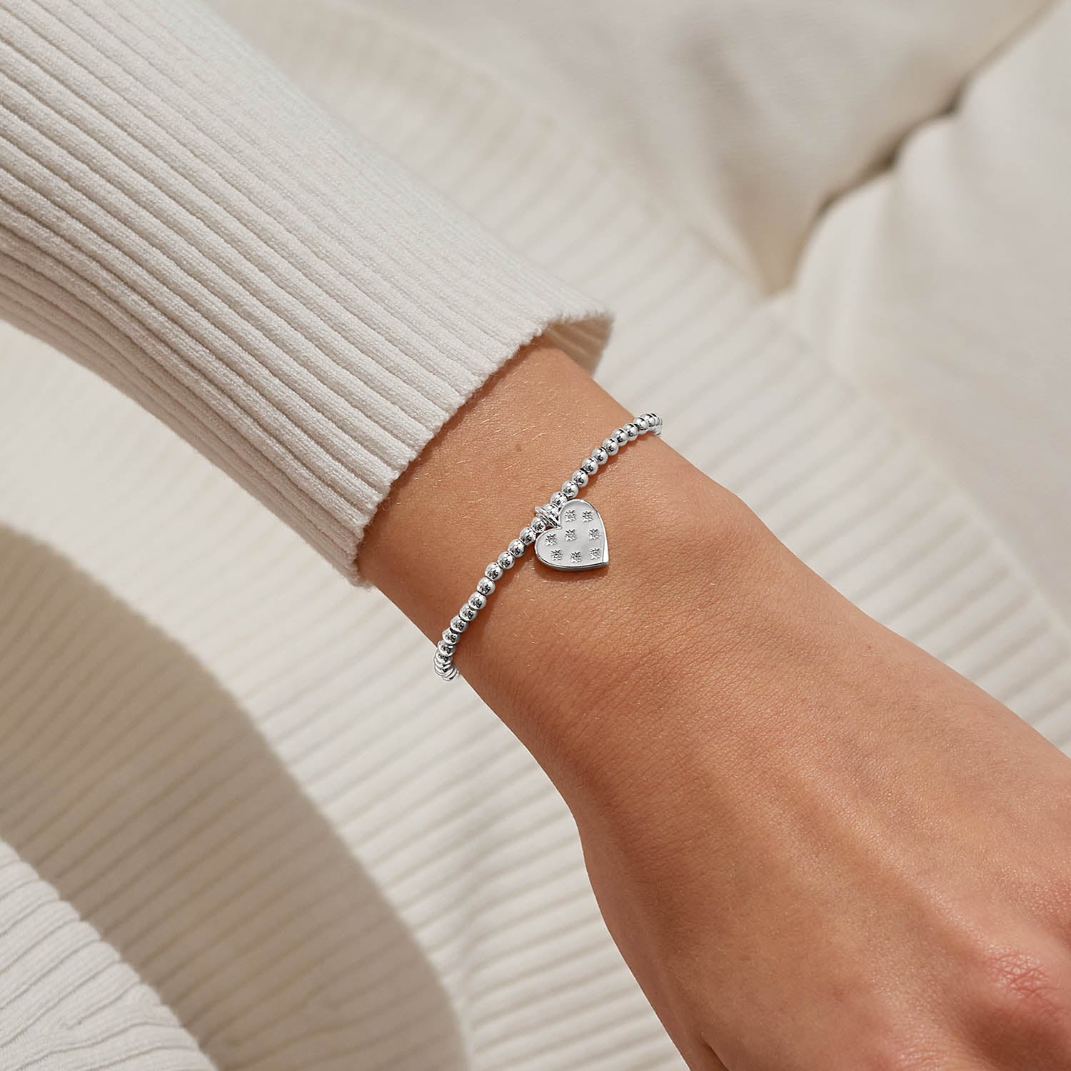 Christmas A Little 'Merry And Bright' Silver Plated Bracelet