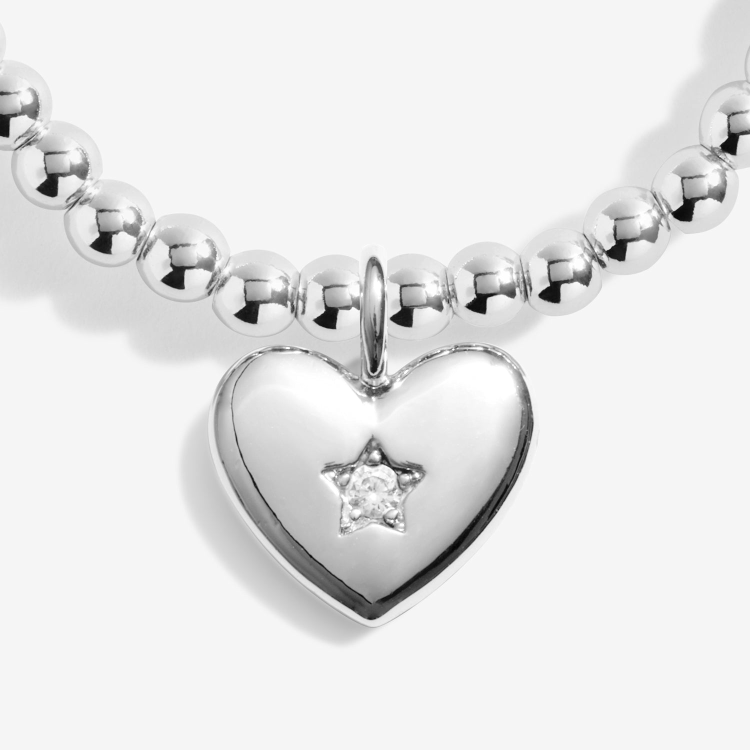 Christmas A Little 'Peace, Love And Joy' Silver Plated Bracelet