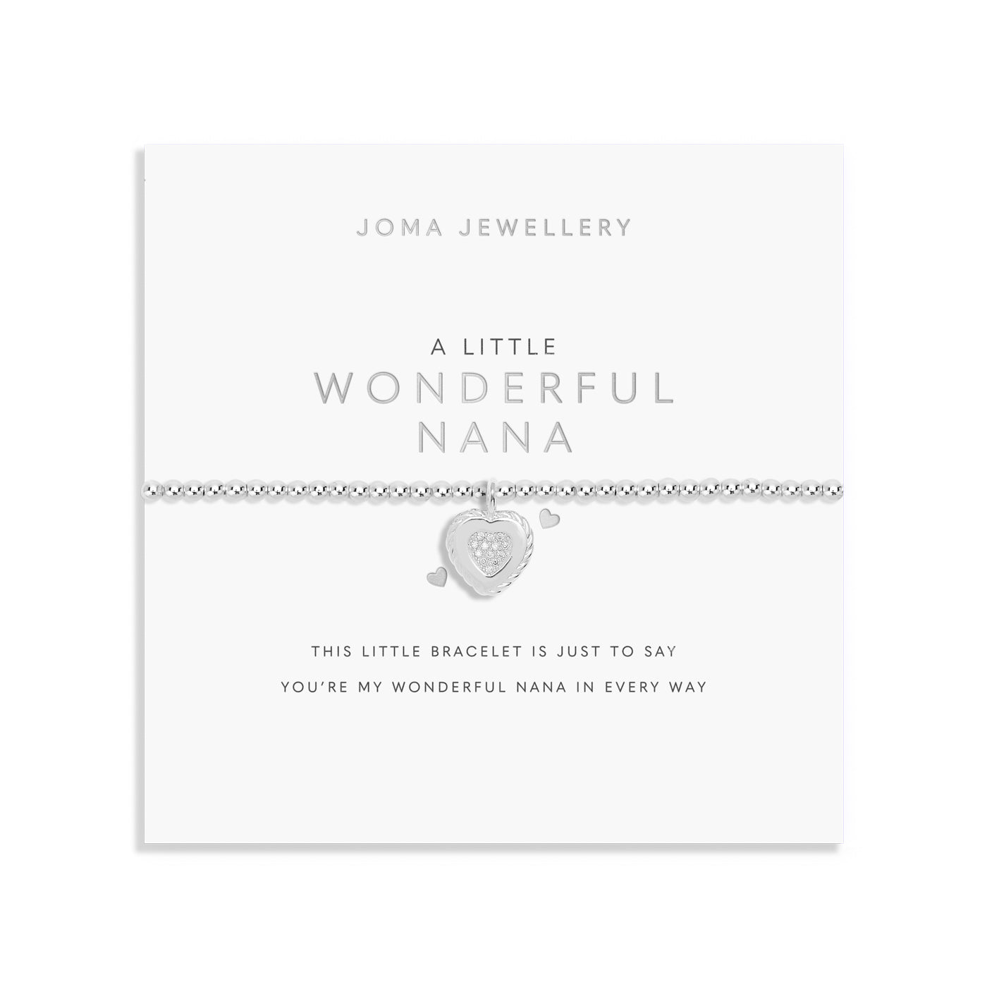 A Little 'Wonderful Nana' Silver Plated Bracelet