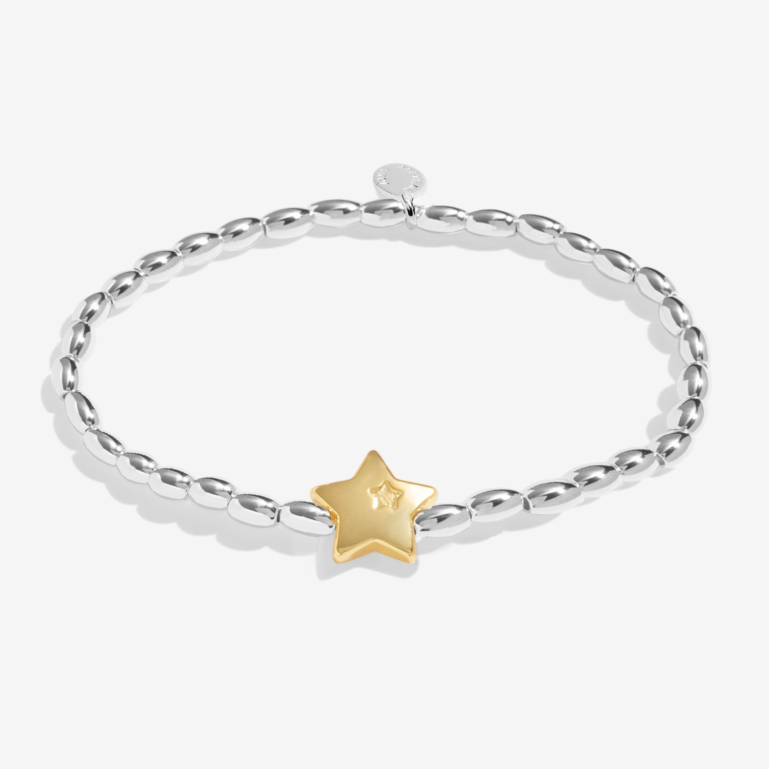Christmas Wish 'Merry Christmas' Silver & Gold Plated Bracelet