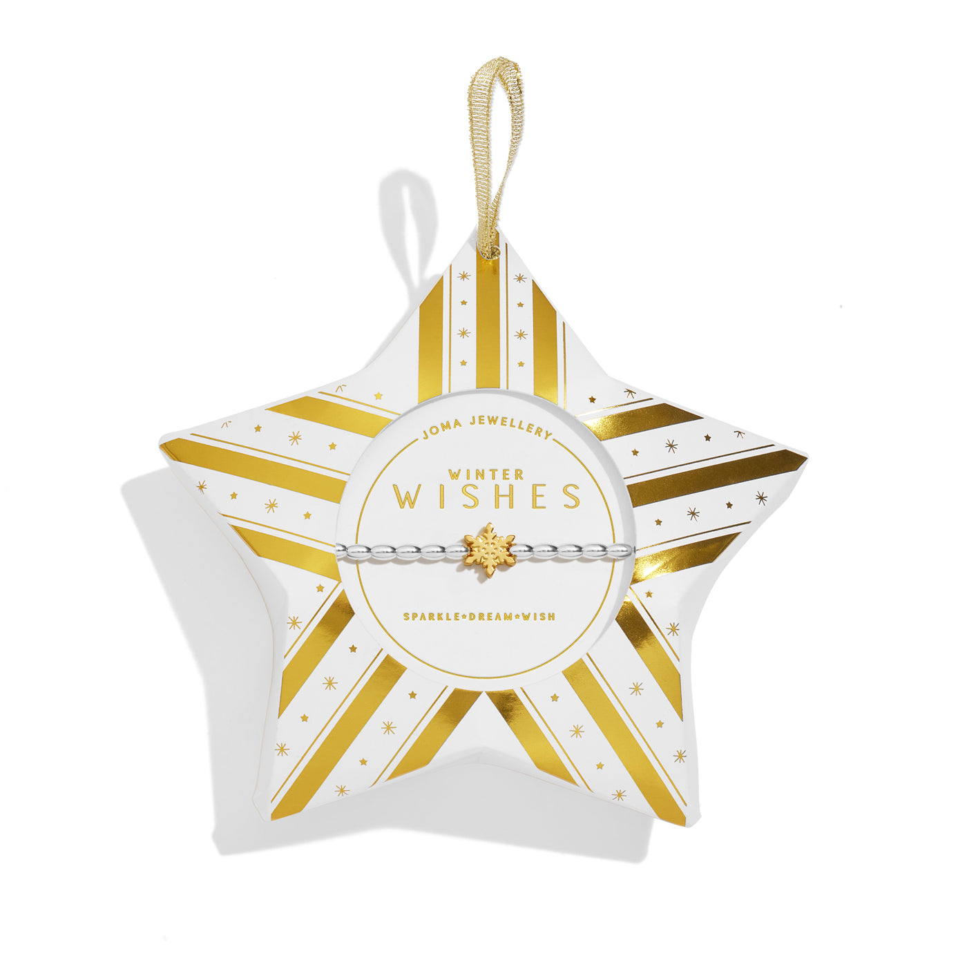 Christmas Wish 'Winter Wishes' Silver & Gold Plated Bracelet