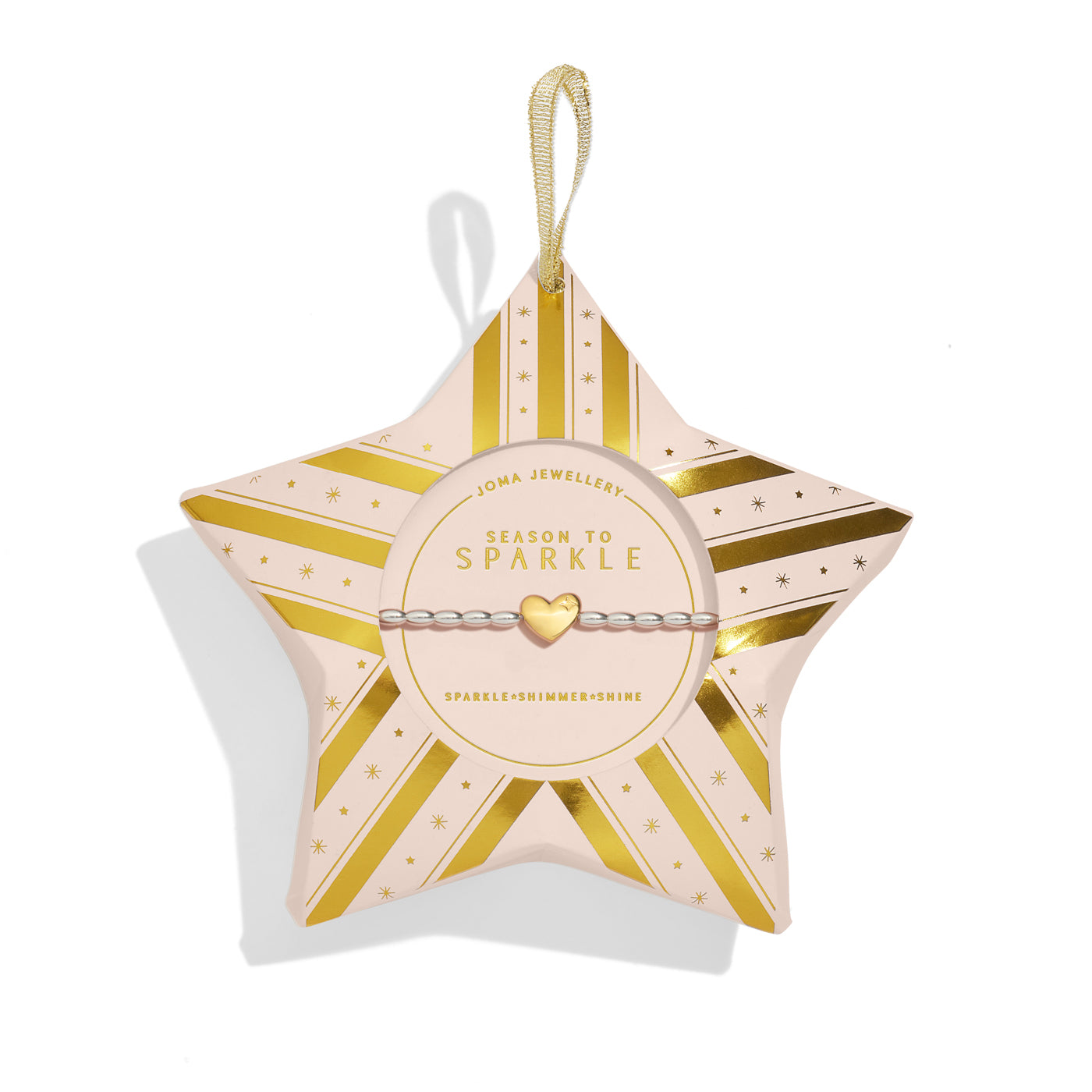 Christmas Wish 'Season To Sparkle' Silver & Gold Plated Bracelet