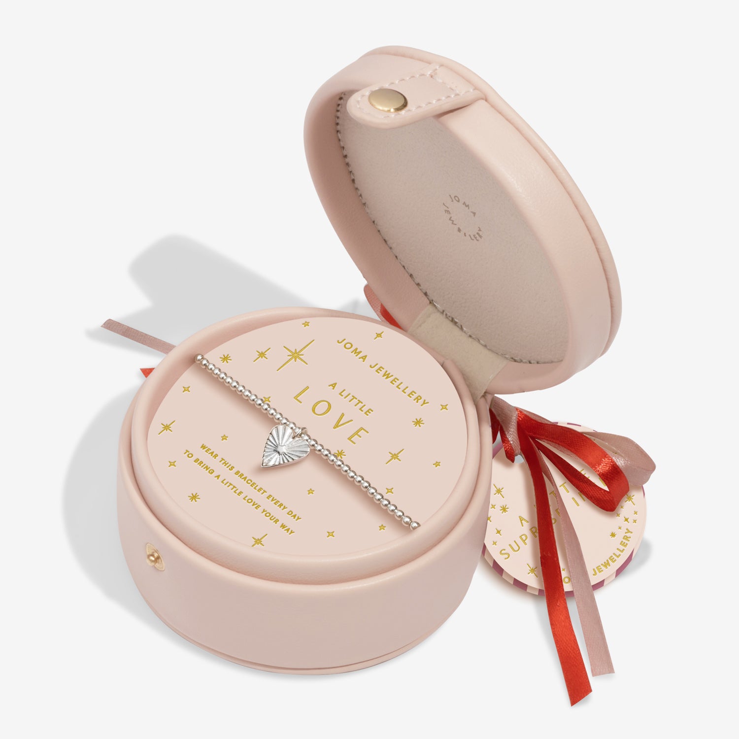 Bauble Jewellery Box 'Love' Silver Plated Bracelet