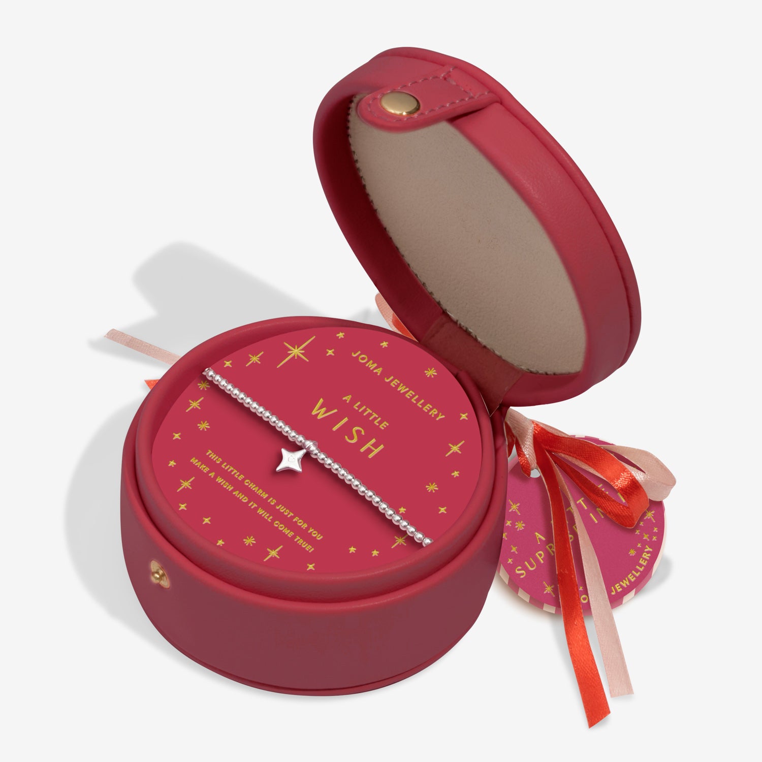 Bauble Jewellery Box 'Wish' Silver Plated Bracelet