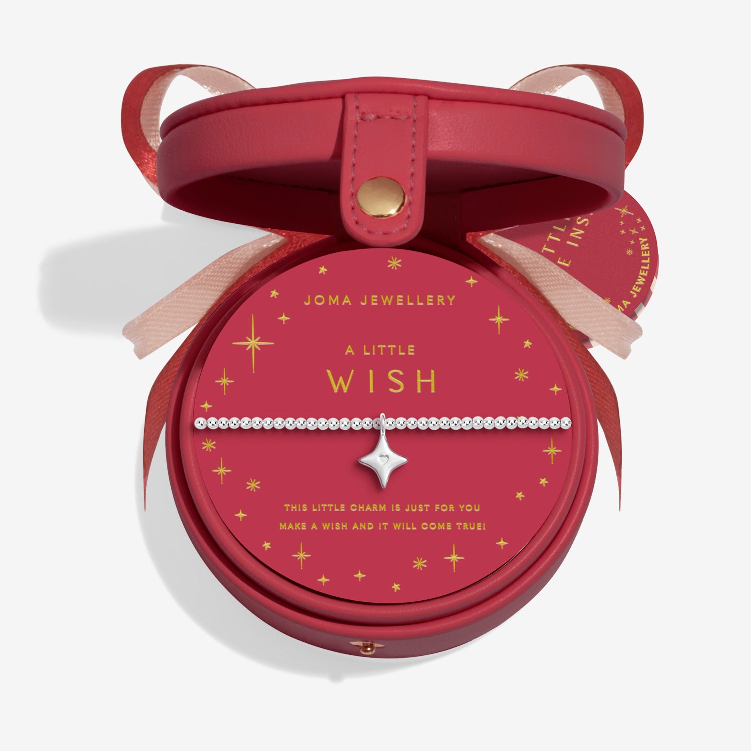 Bauble Jewellery Box 'Wish' Silver Plated Bracelet