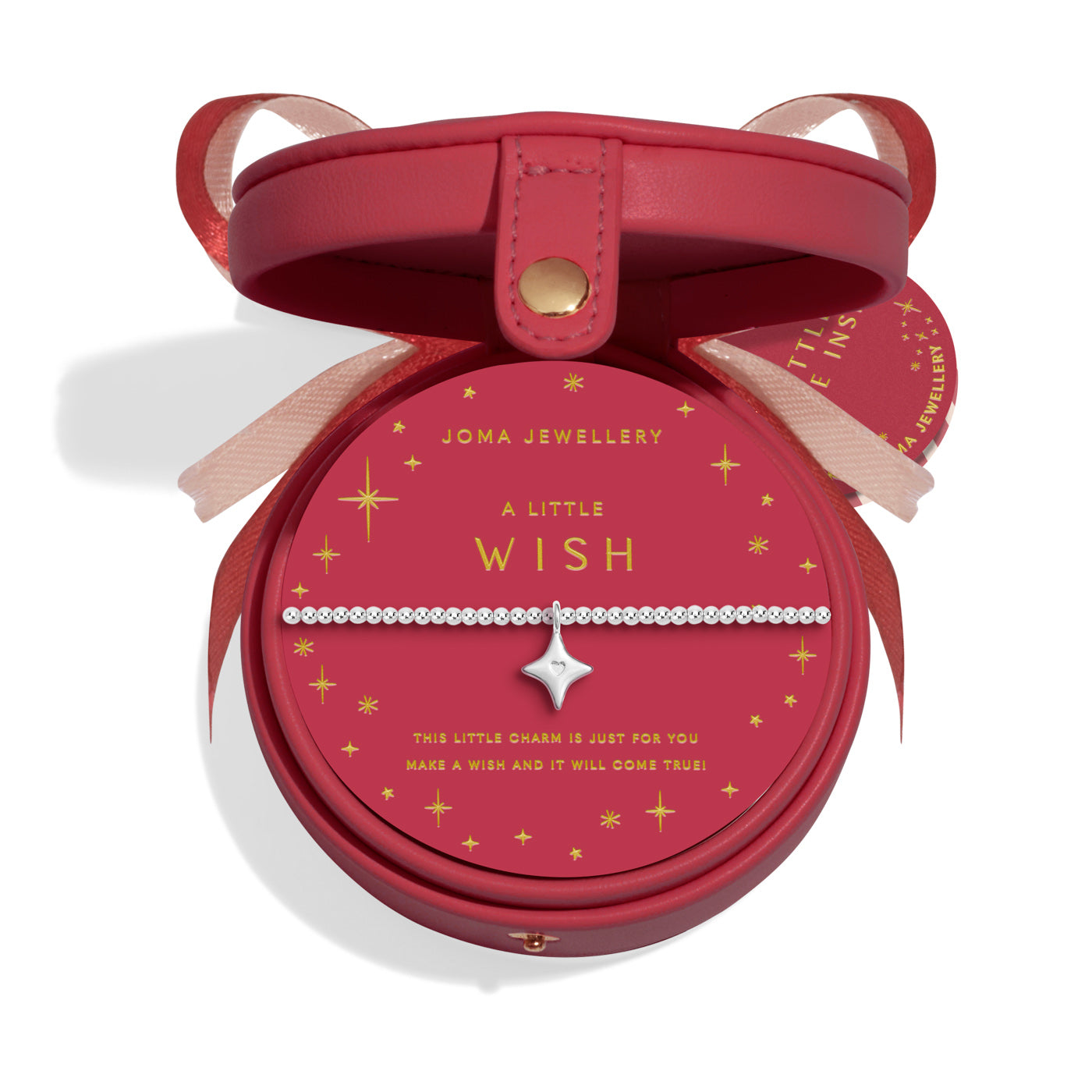 Bauble Jewellery Box 'Wish' Silver Plated Bracelet