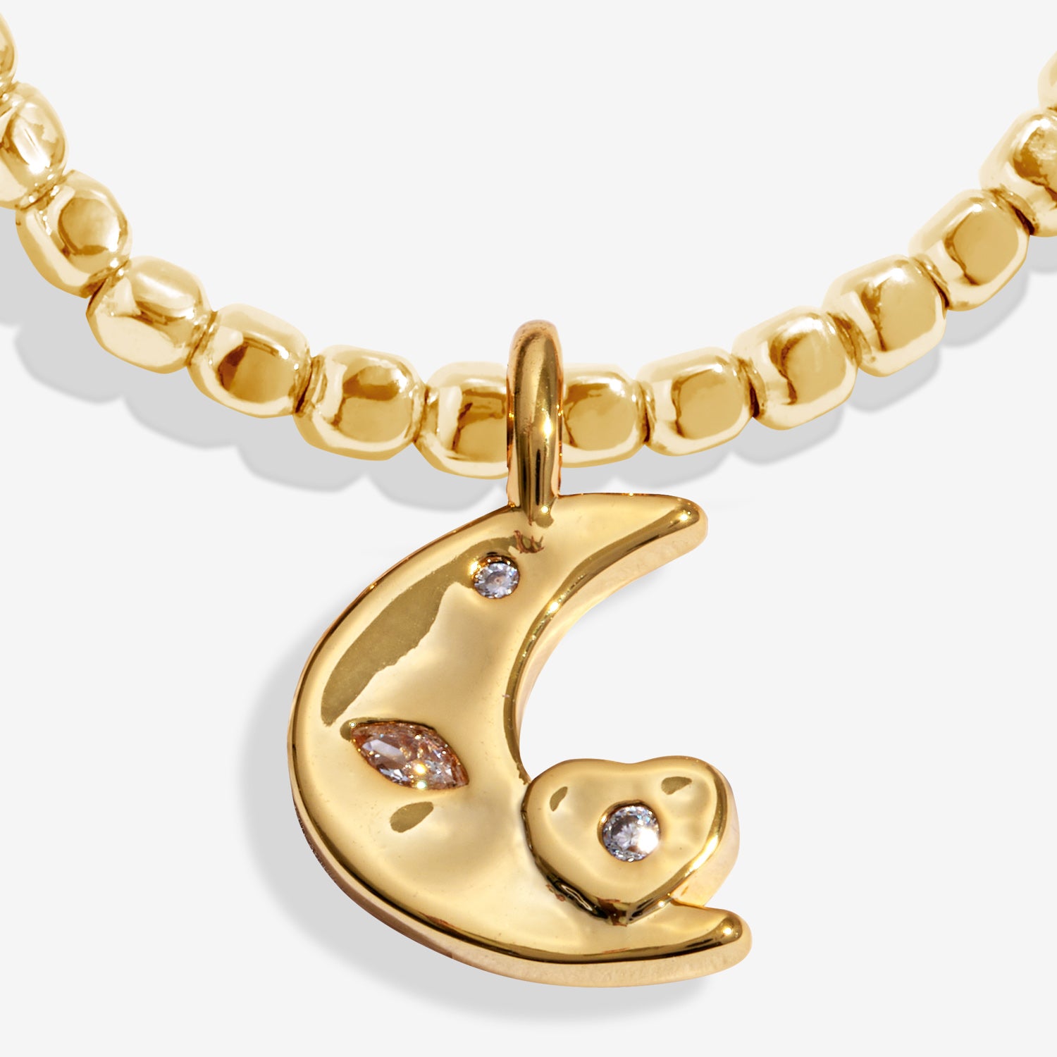 Dolce Vita 'Love You To The Moon And Back' Gold Plated Bracelet