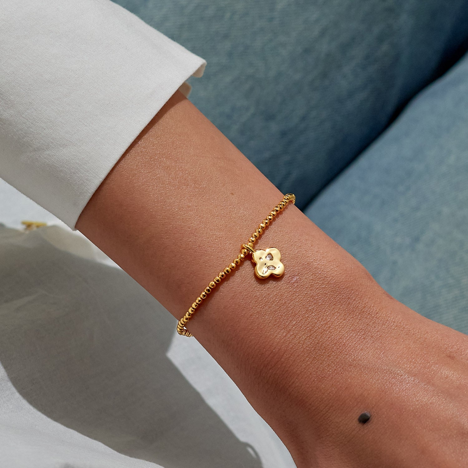 Dolce Vita 'Make Your Own Luck' Gold Plated Bracelet
