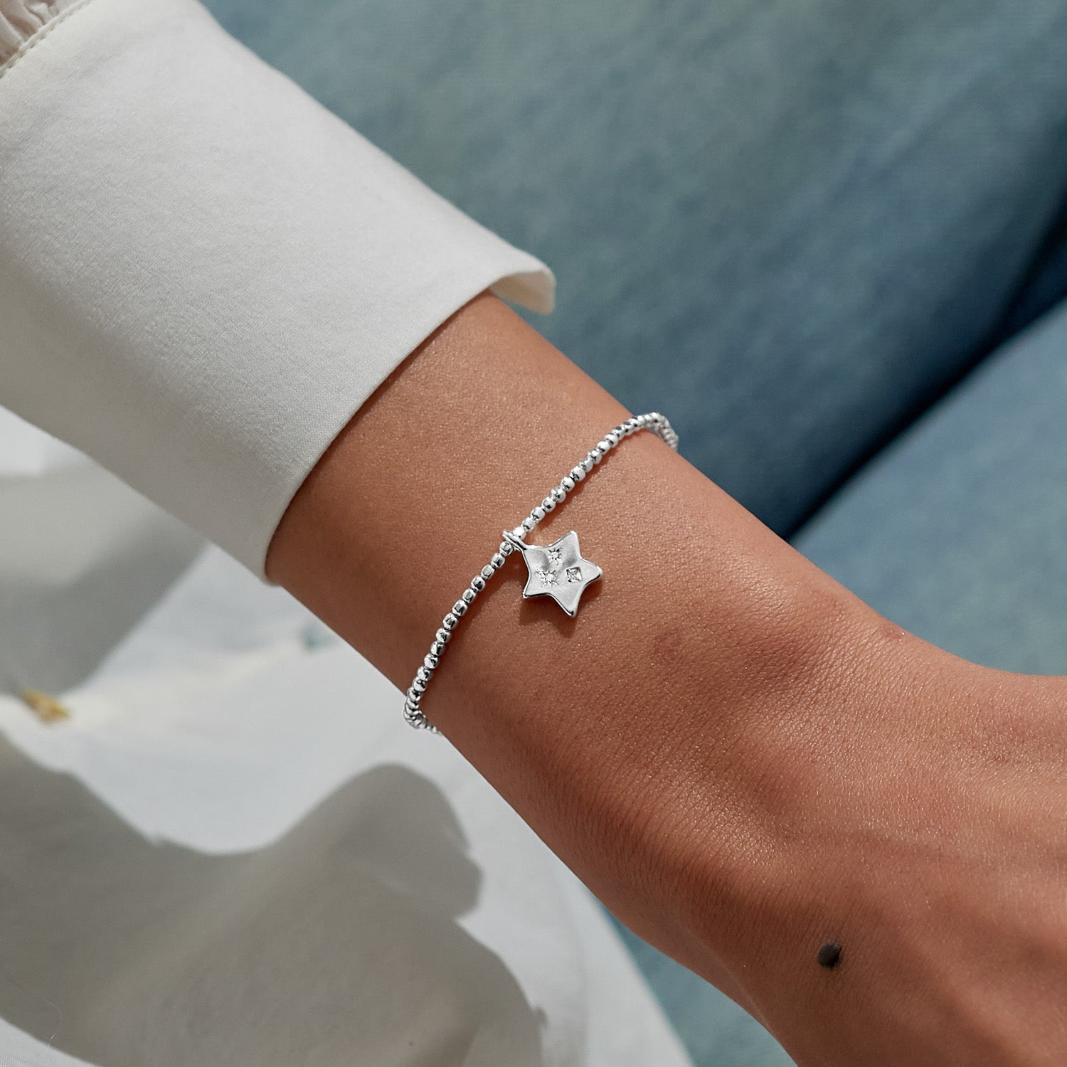 Dolce Vita 'Proud Of You Every Day' Silver Plated Bracelet