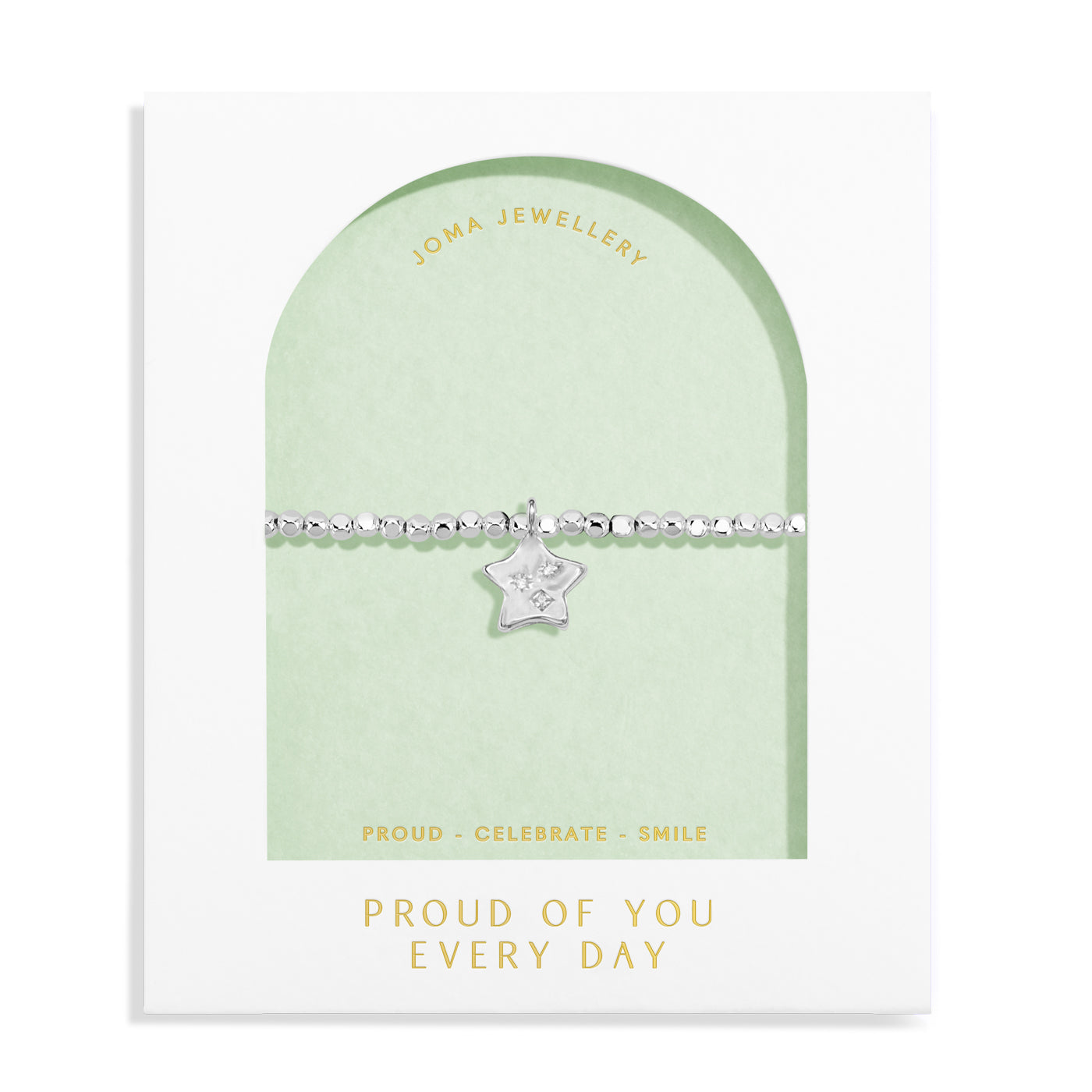 Dolce Vita 'Proud Of You Every Day' Silver Plated Bracelet