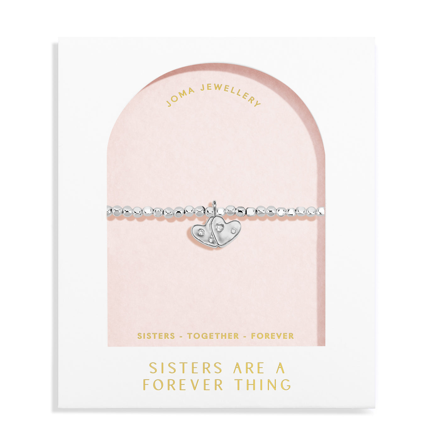 Dolce Vita 'Sisters Are A Forever Thing' Silver Plated Bracelet