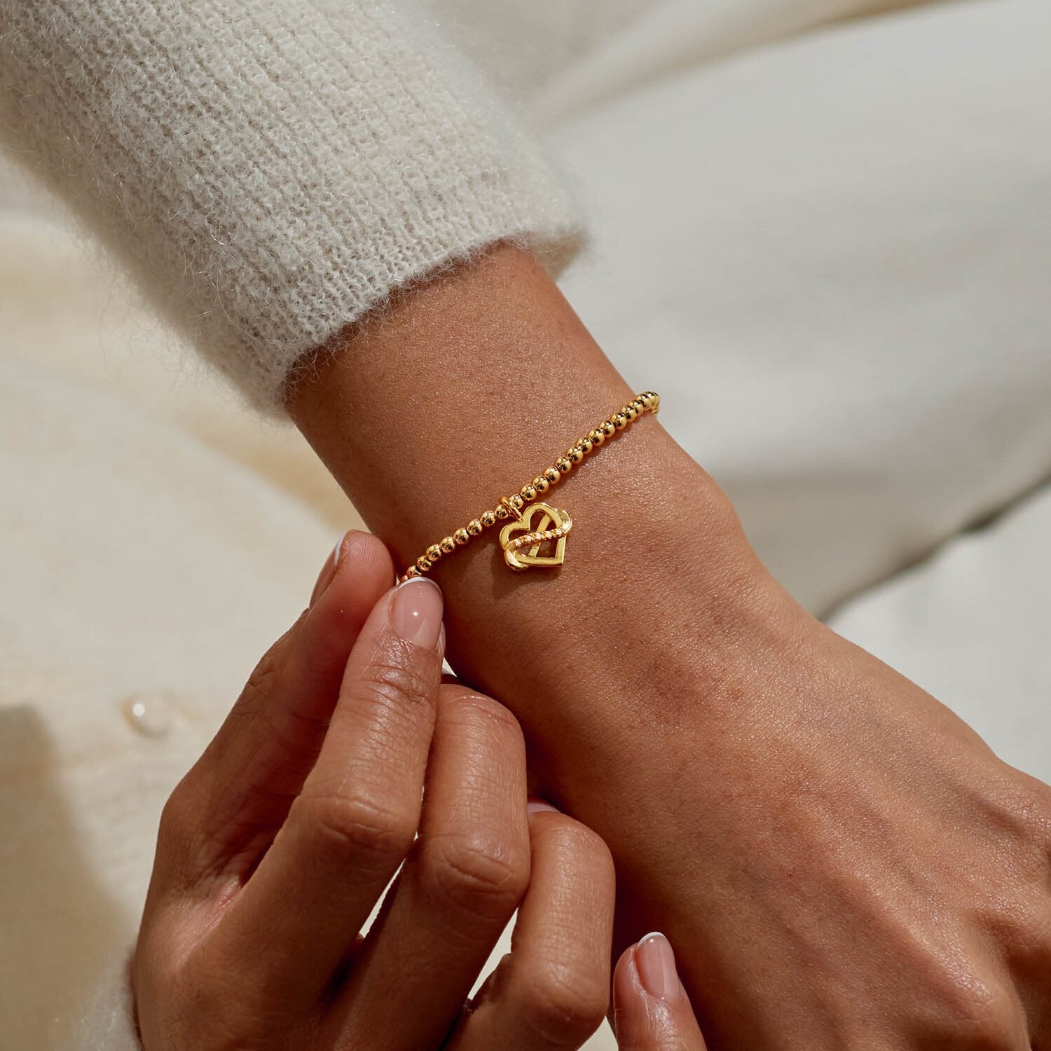 A Little 'Family Is A Gift That Lasts Forever' Gold Plated Bracelet