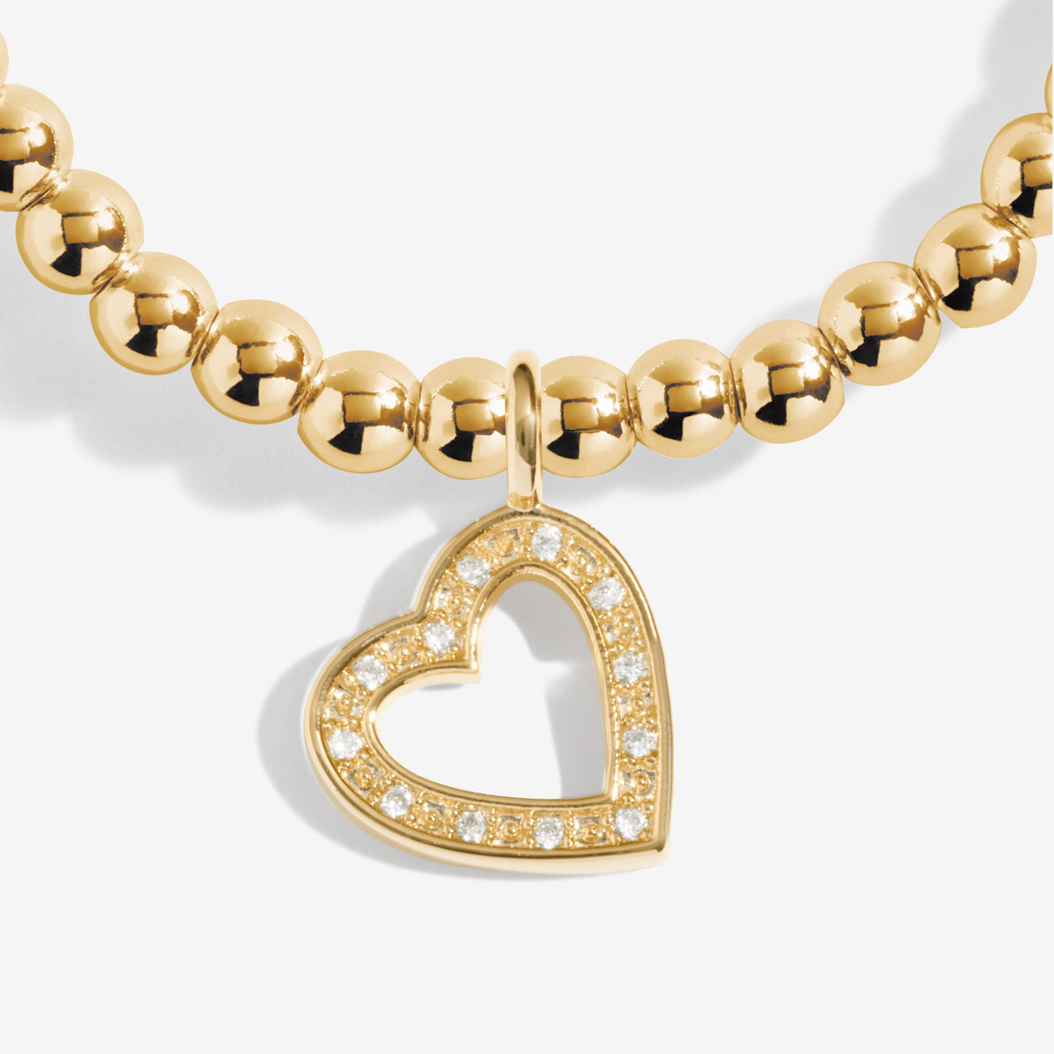 Gold A Little 'Happy Birthday Beautiful' Gold Plated Bracelet
