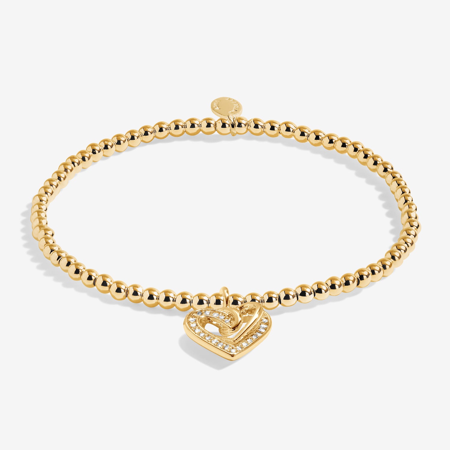 Gold A Little 'Forever Thankful You're My Friend' Gold Plated Bracelet