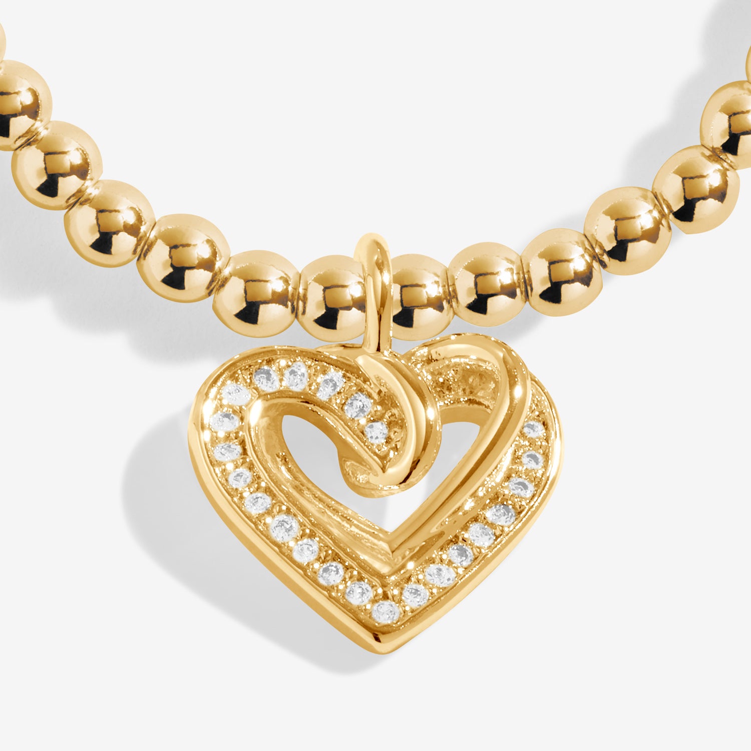 Gold A Little 'Forever Thankful You're My Friend' Gold Plated Bracelet